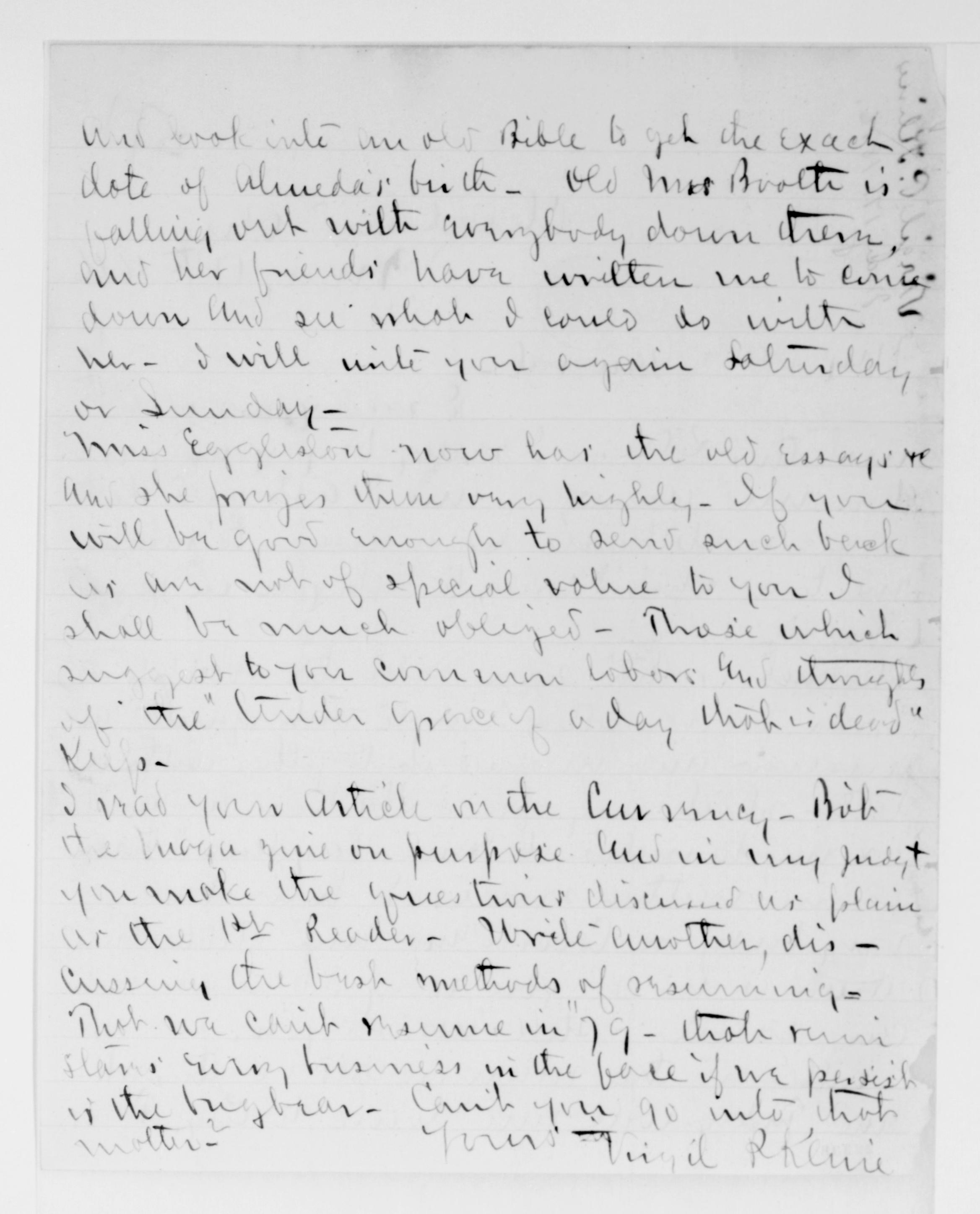 Scanned image of the current content page