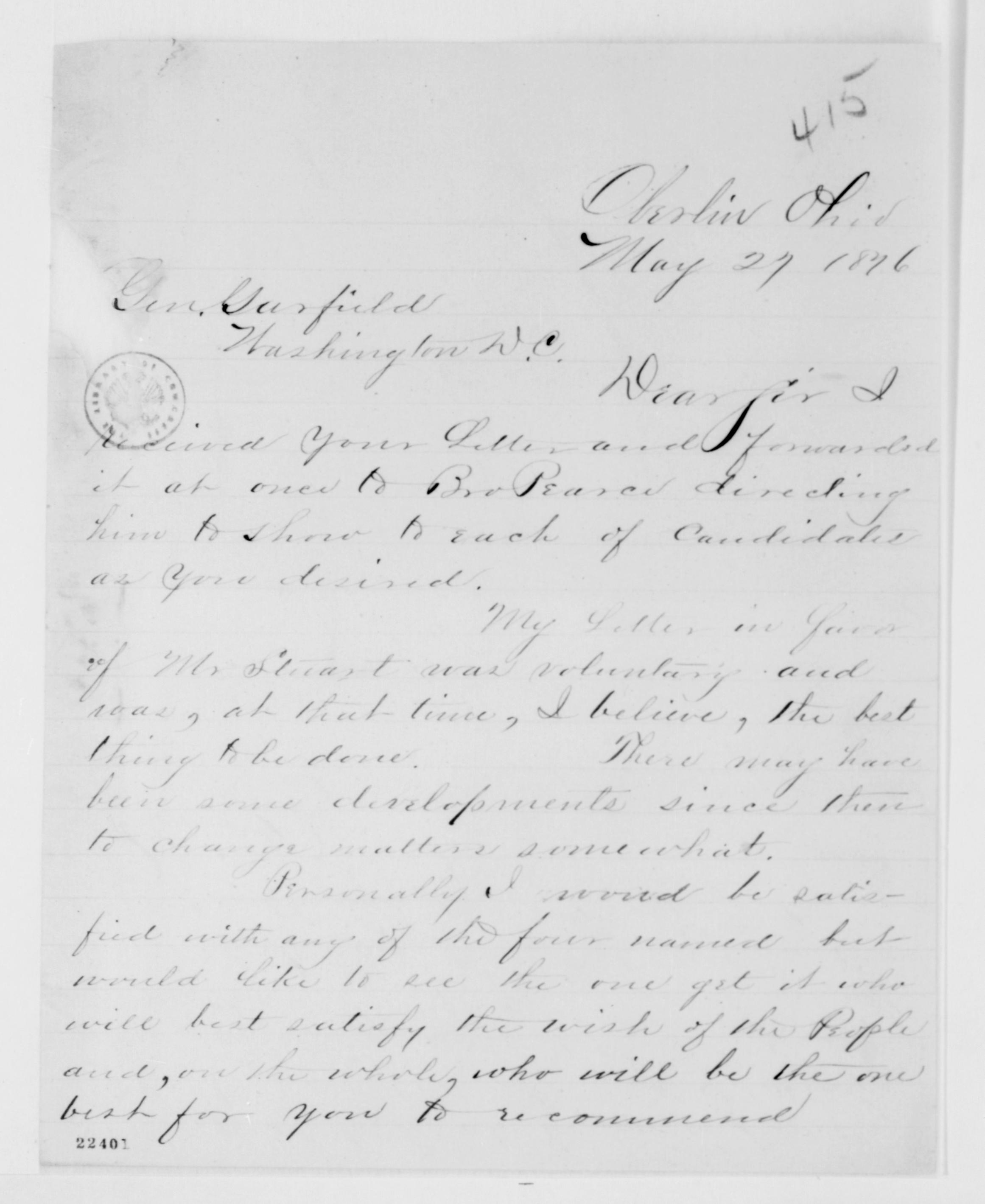 Scanned image of the current content page