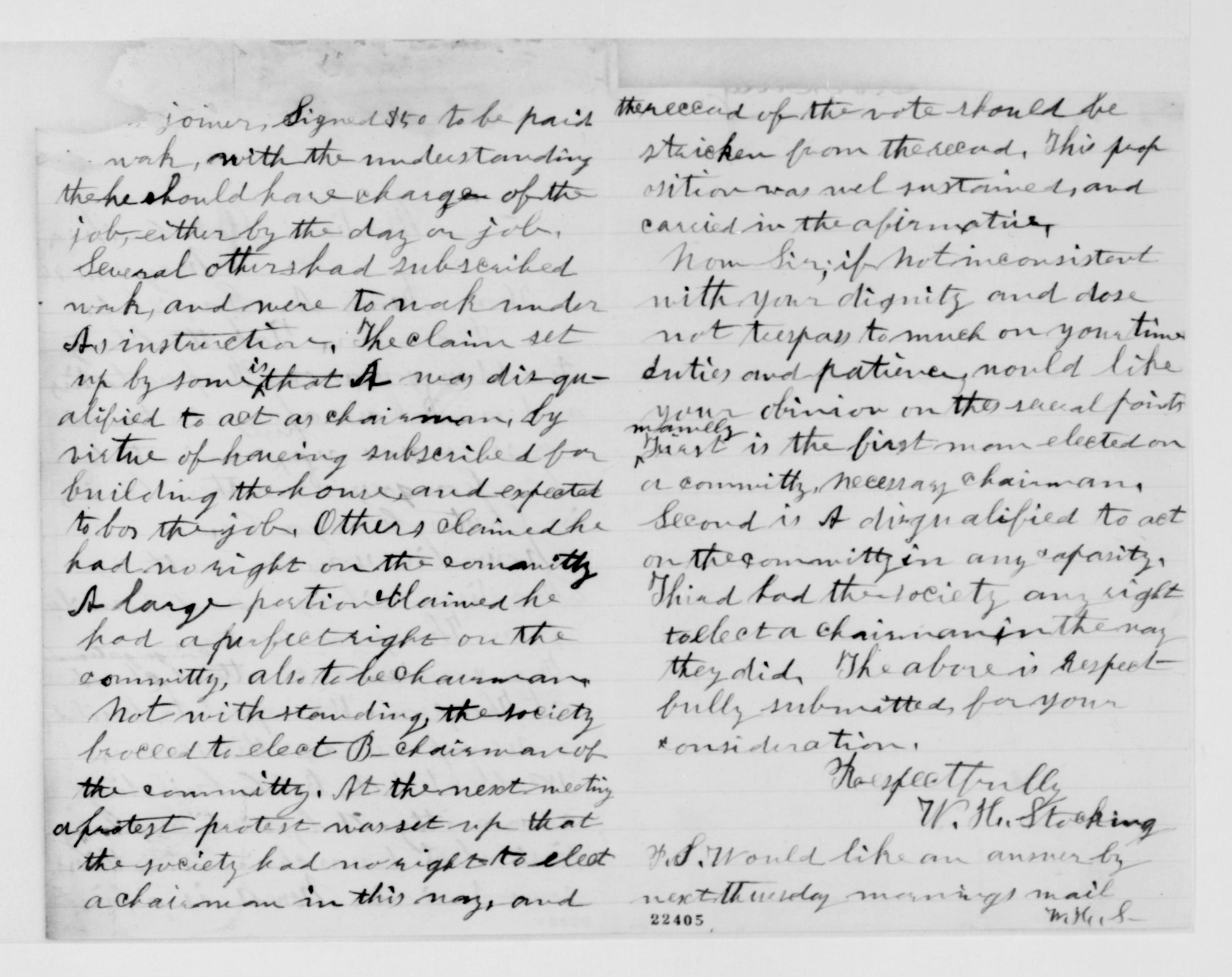 Scanned image of the current content page