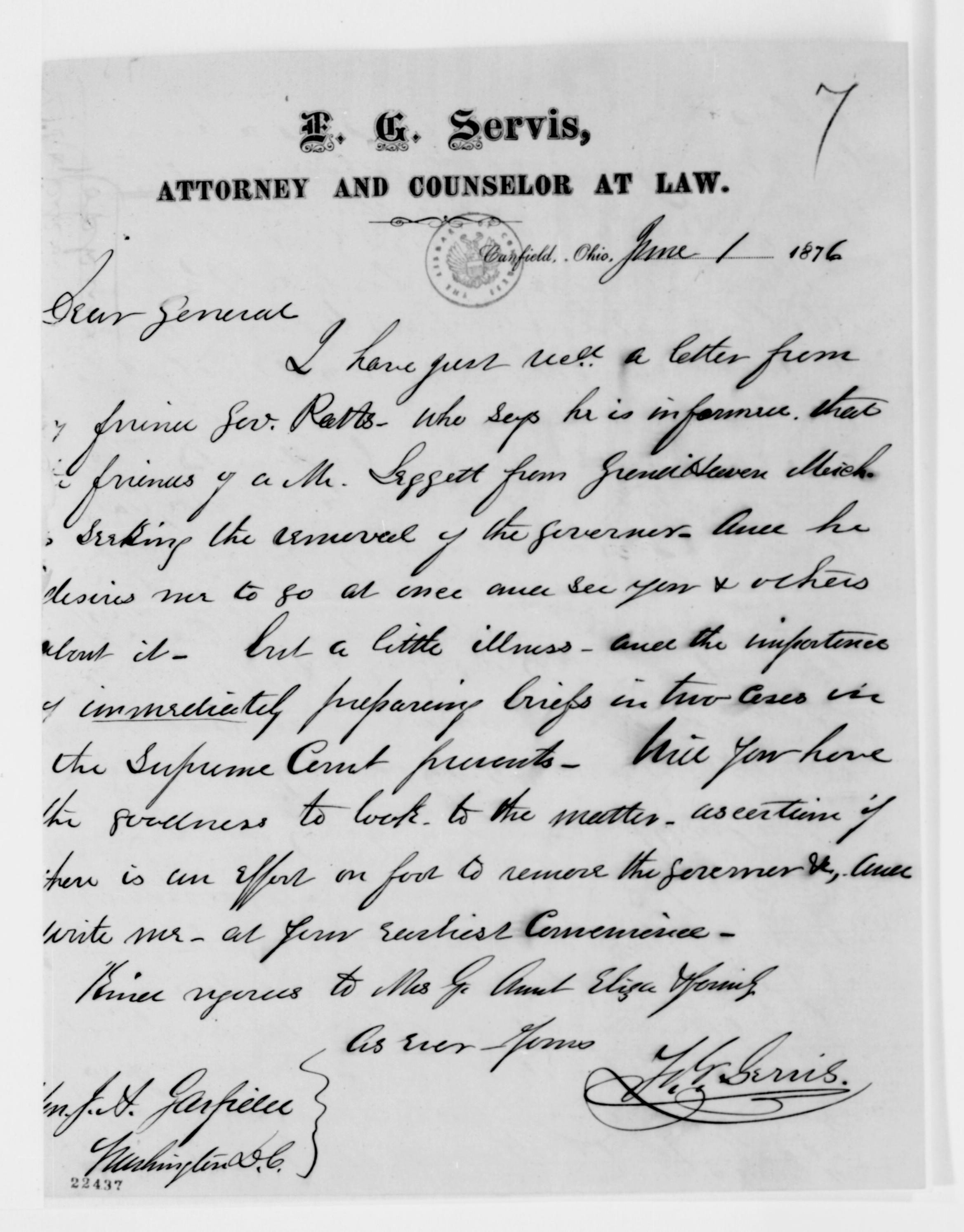 Scanned image of the current content page