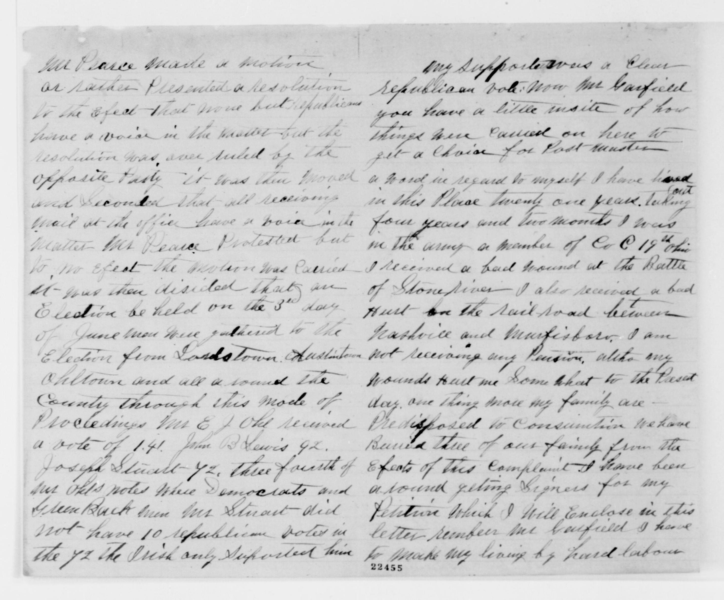 Scanned image of the current content page