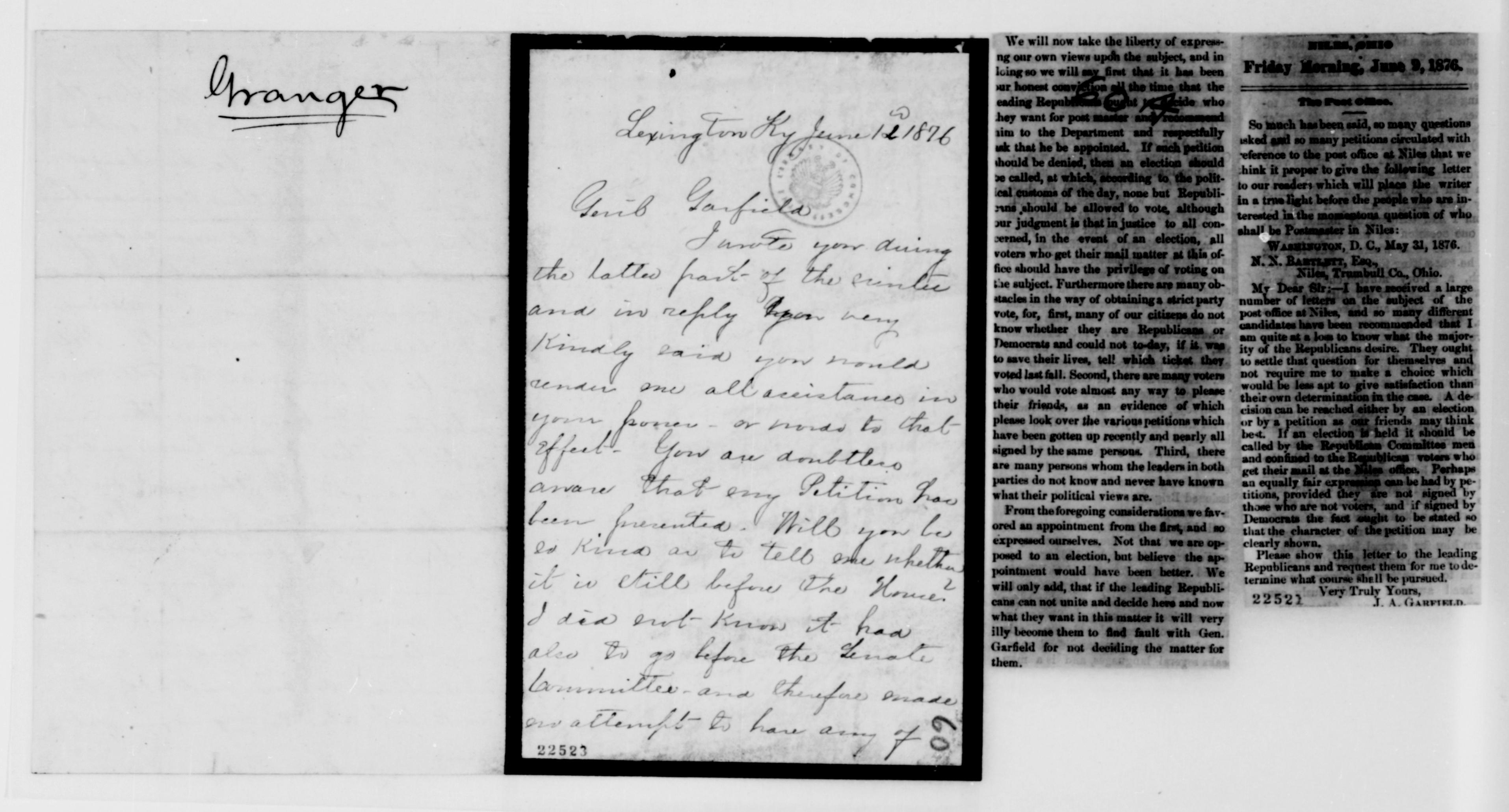 Scanned image of the current content page