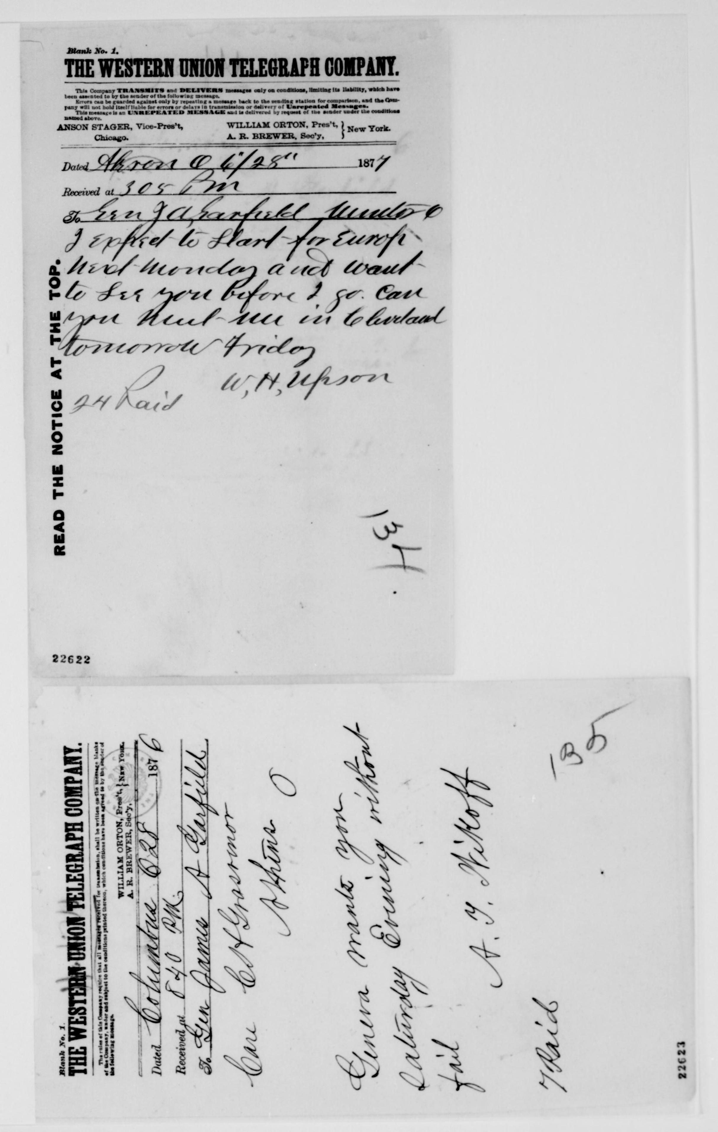 Scanned image of the current content page