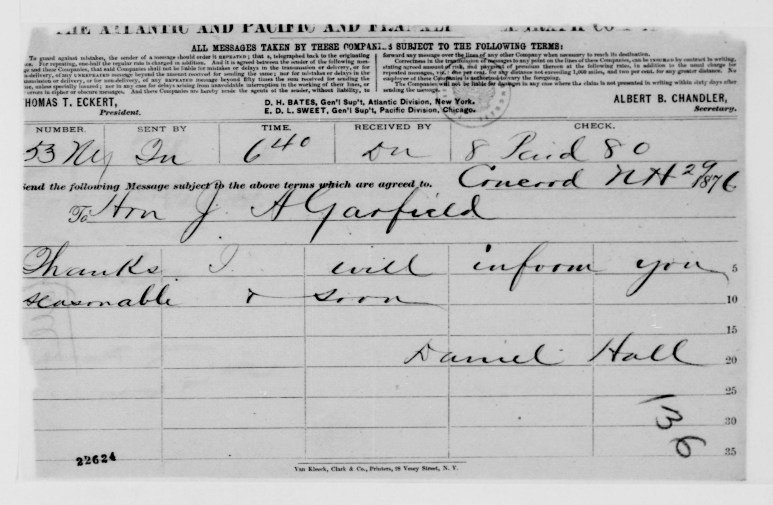 Scanned image of the current content page