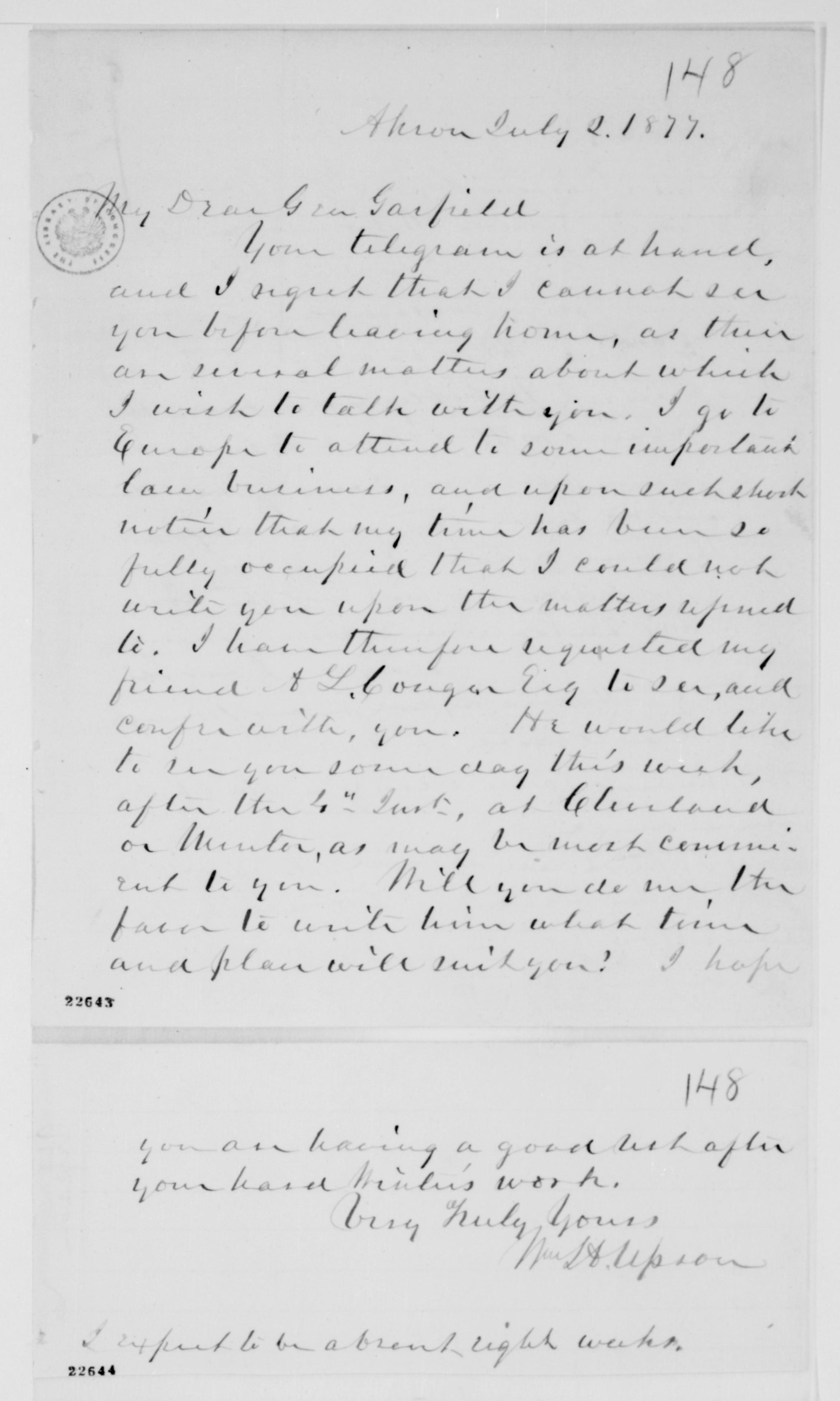 Scanned image of the current content page