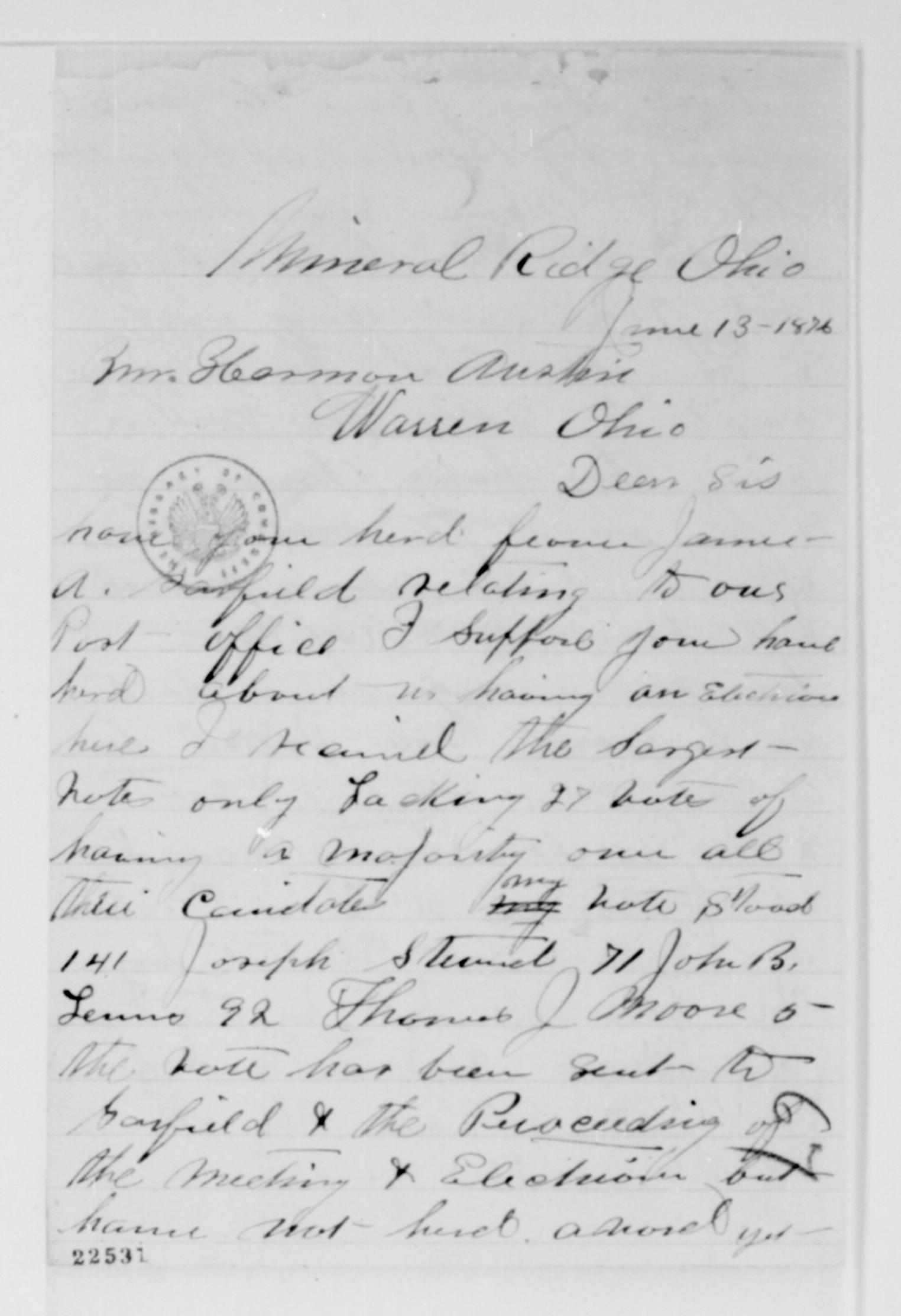 Scanned image of the current content page