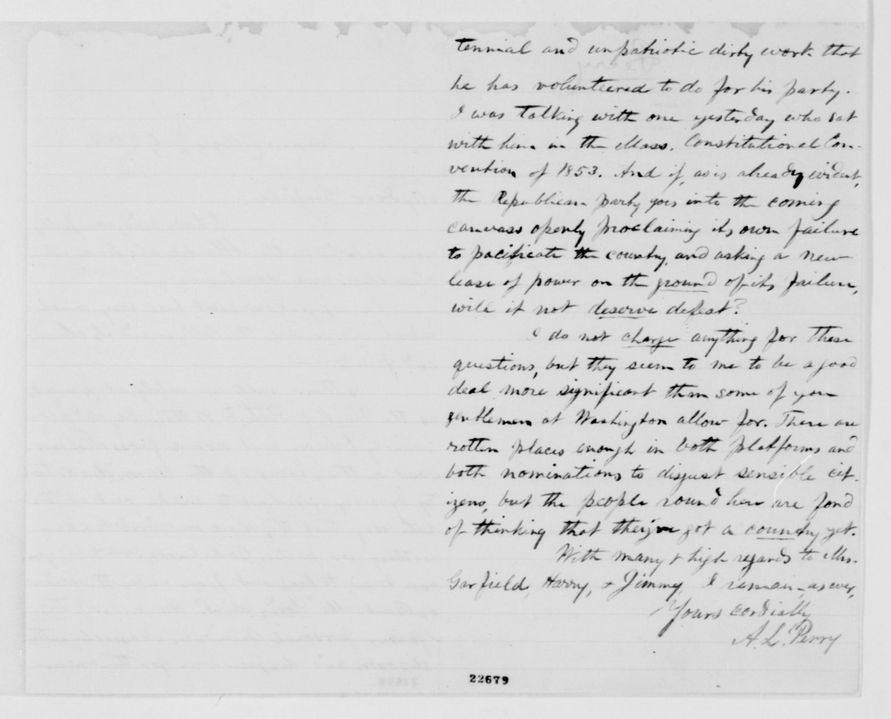 Scanned image of the current content page