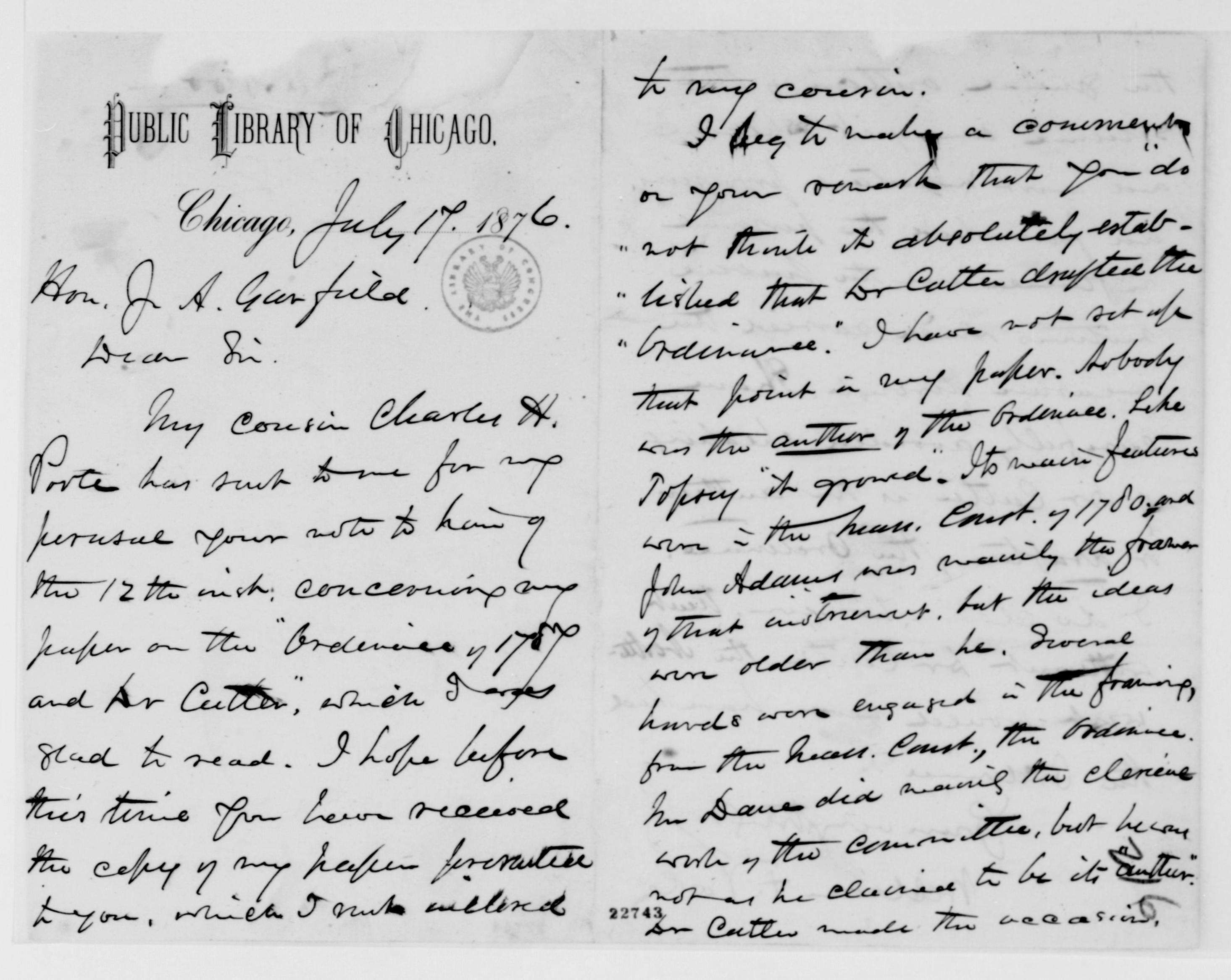 Scanned image of the current content page