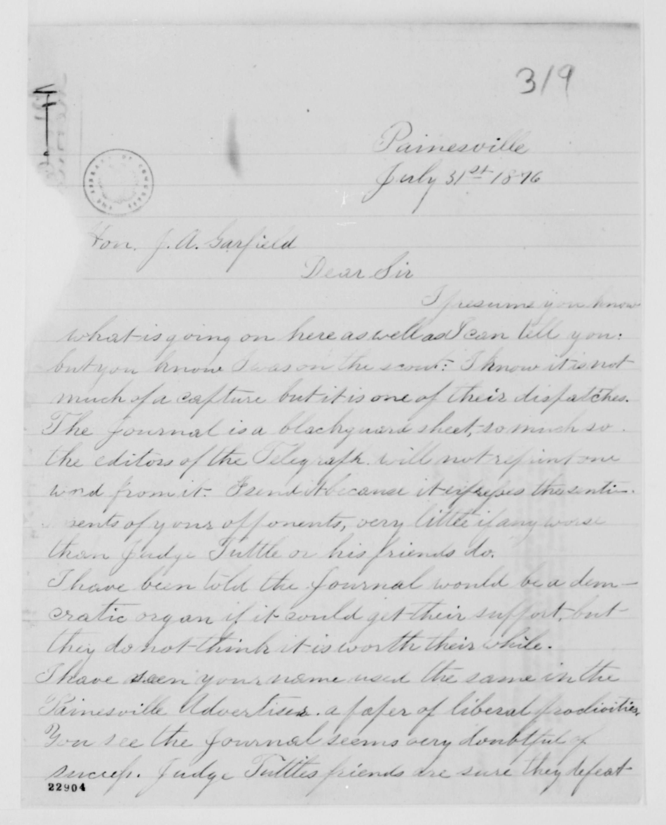 Scanned image of the current content page