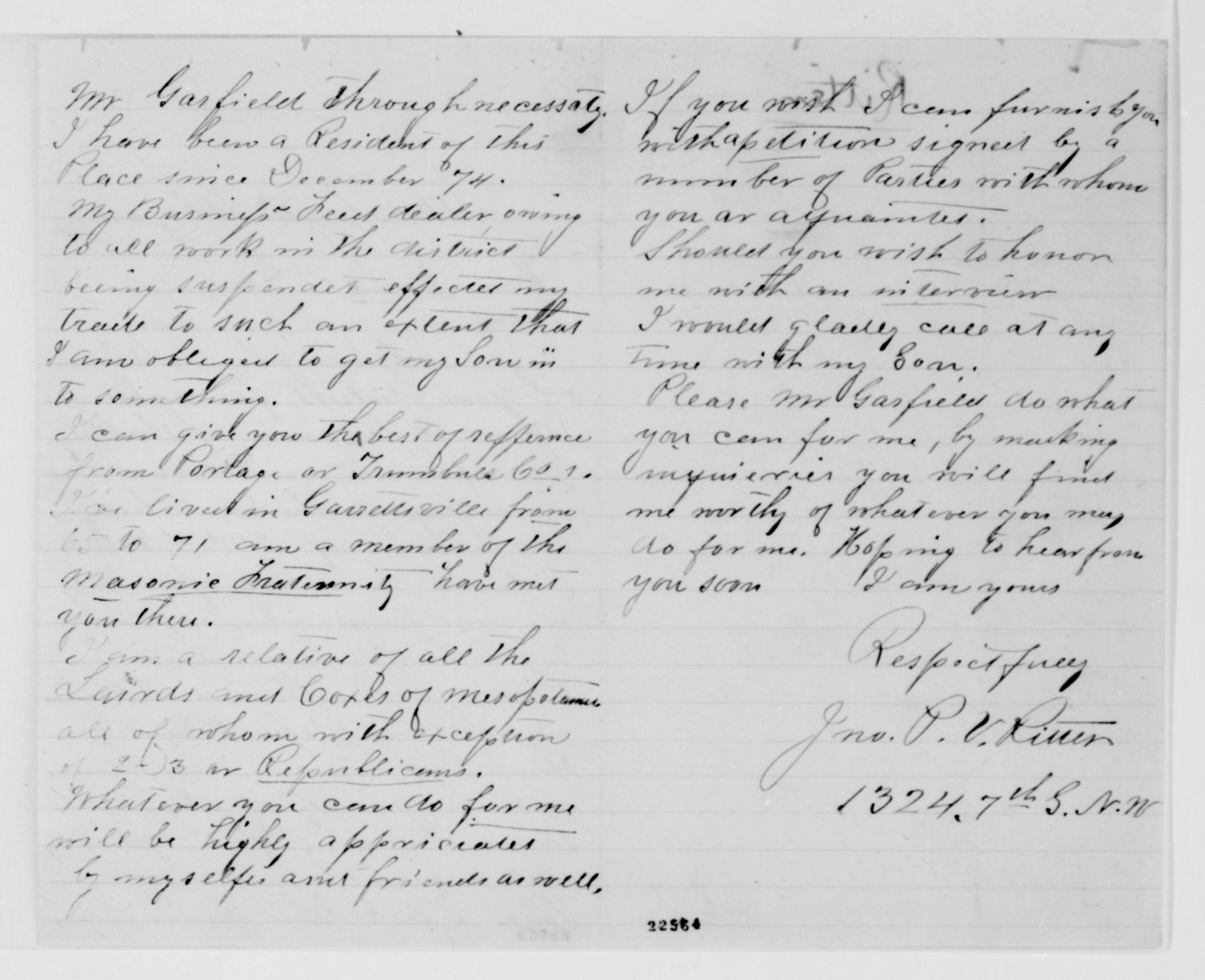 Scanned image of the current content page