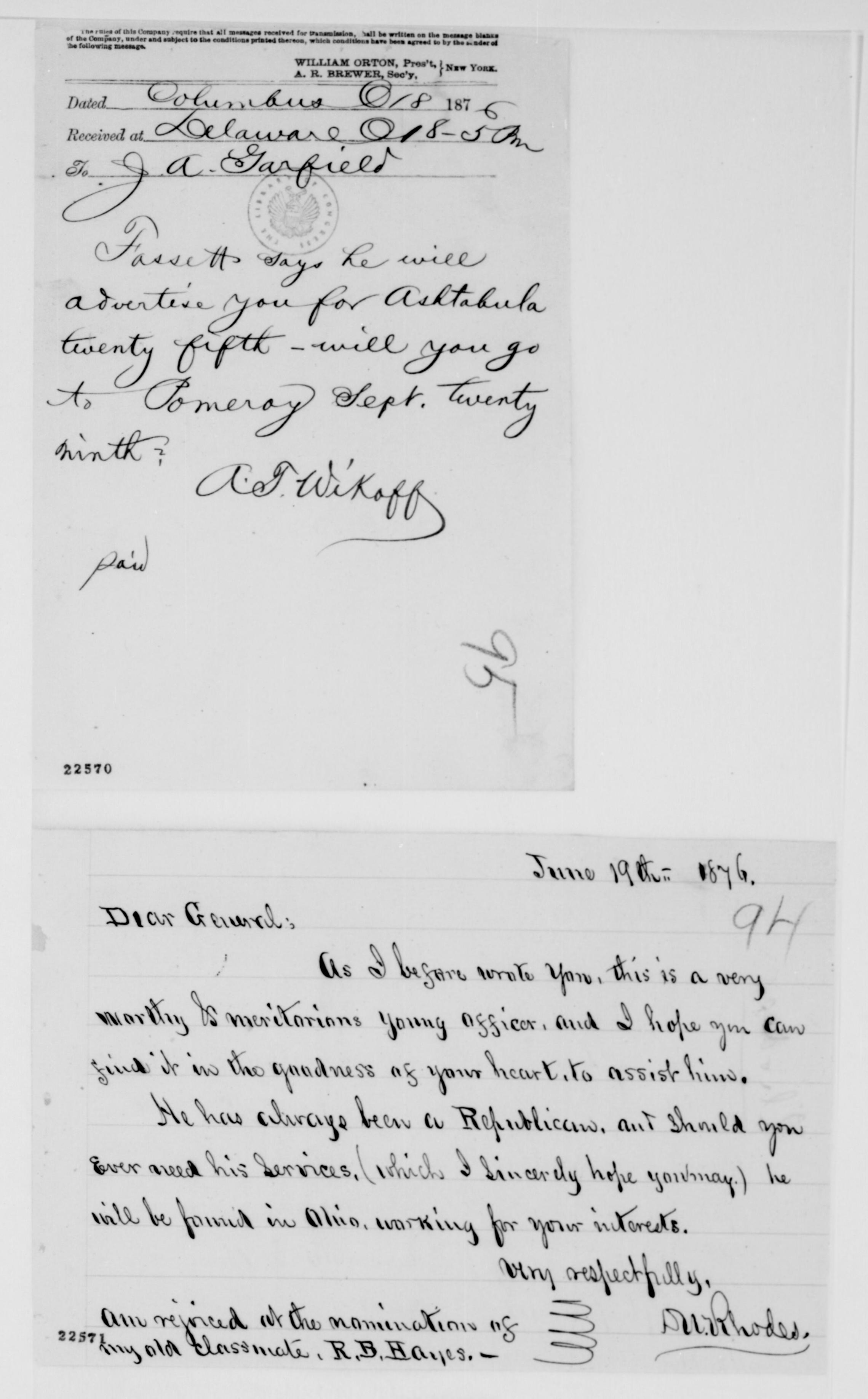 Scanned image of the current content page