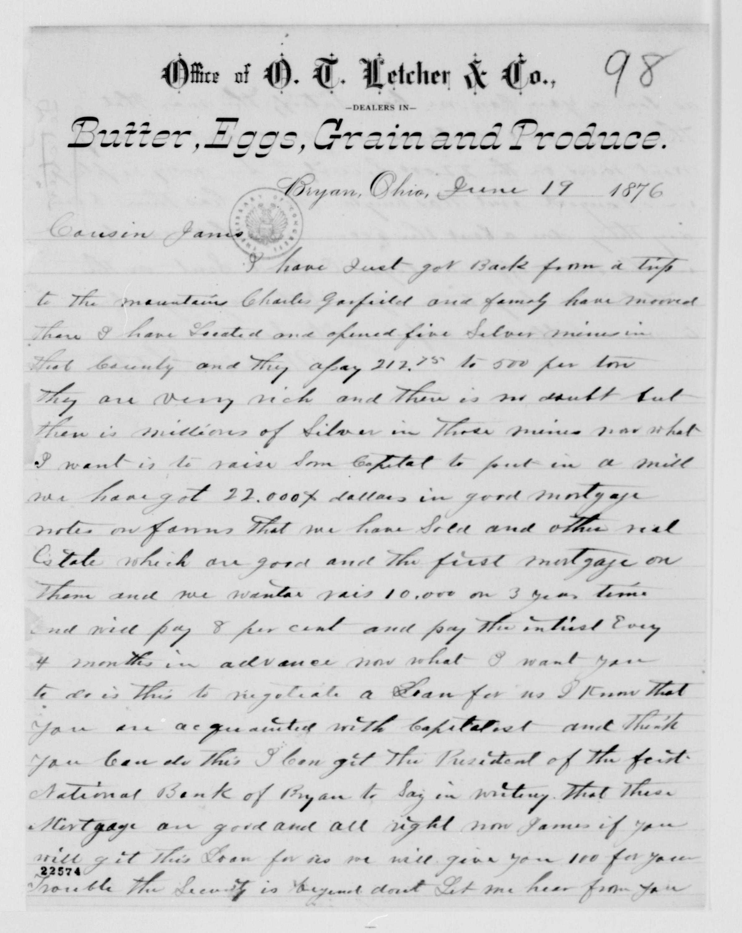 Scanned image of the current content page