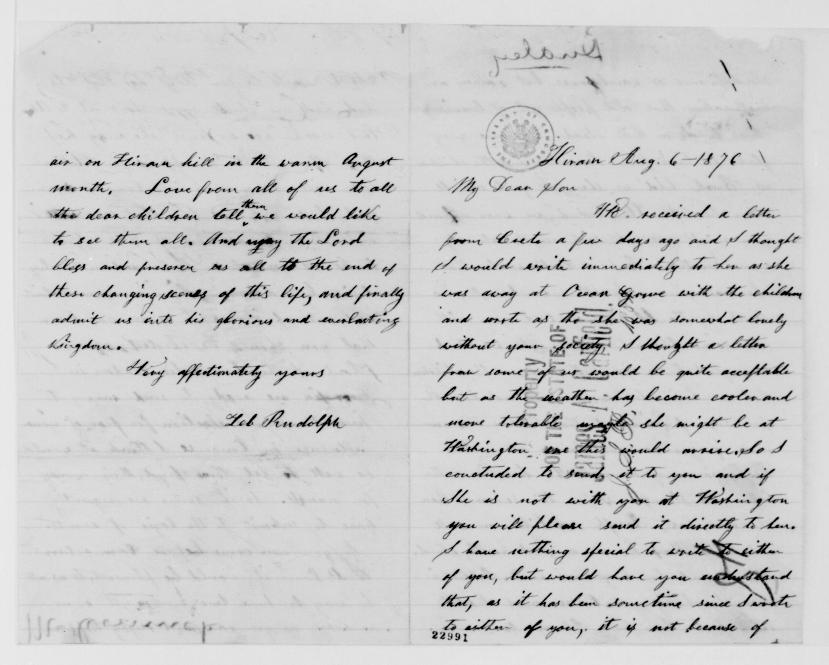 Scanned image of the current content page