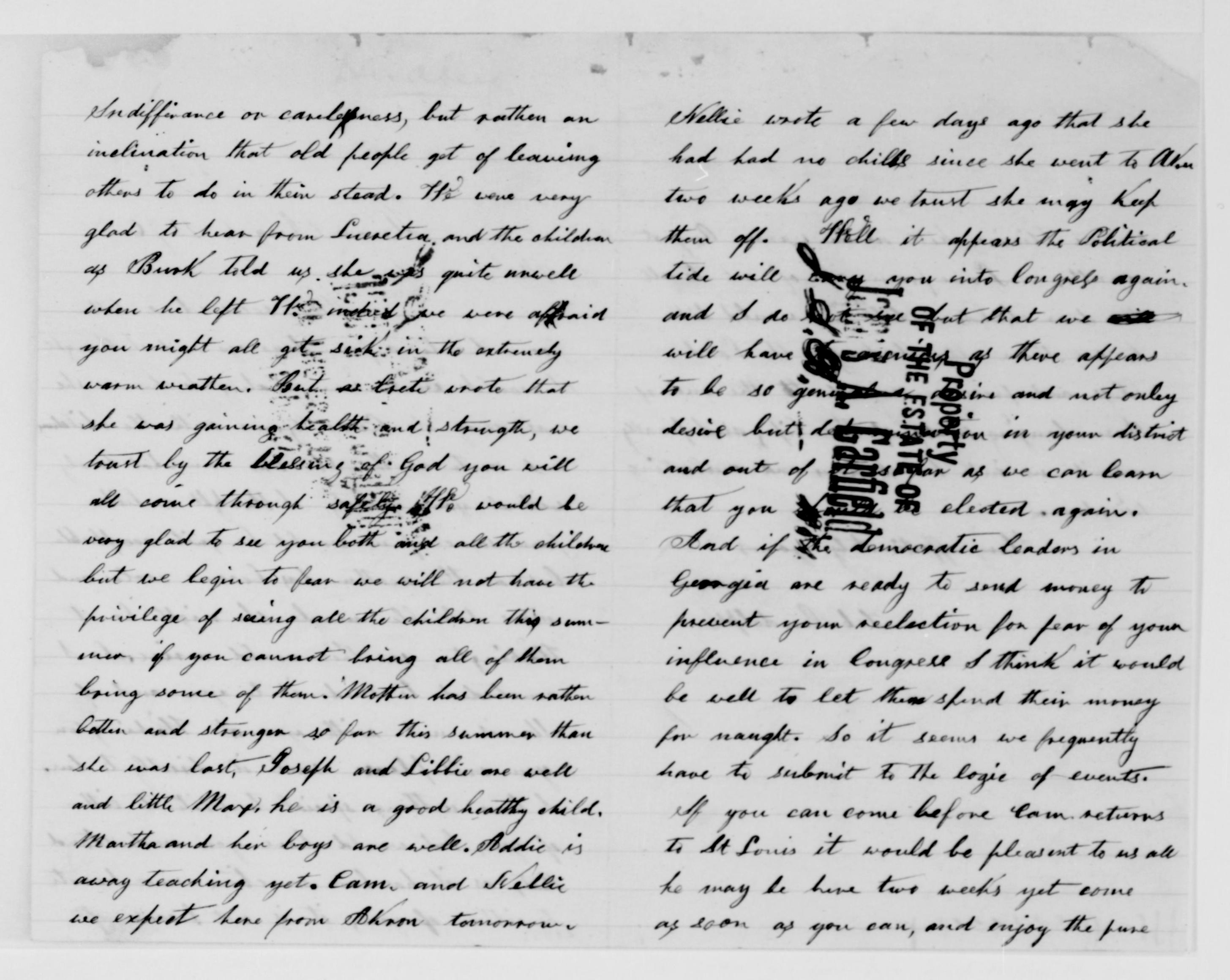 Scanned image of the current content page