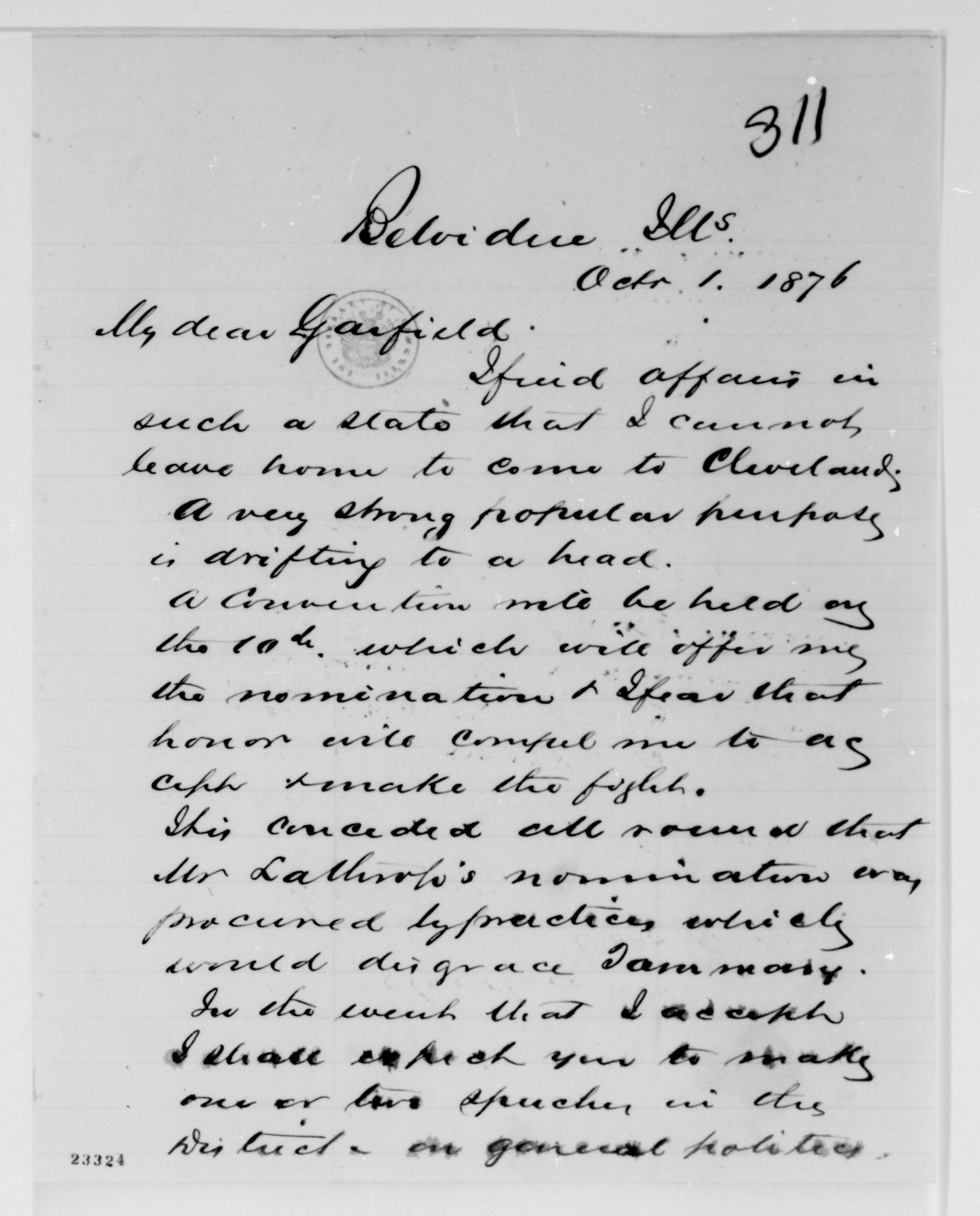 Scanned image of the current content page