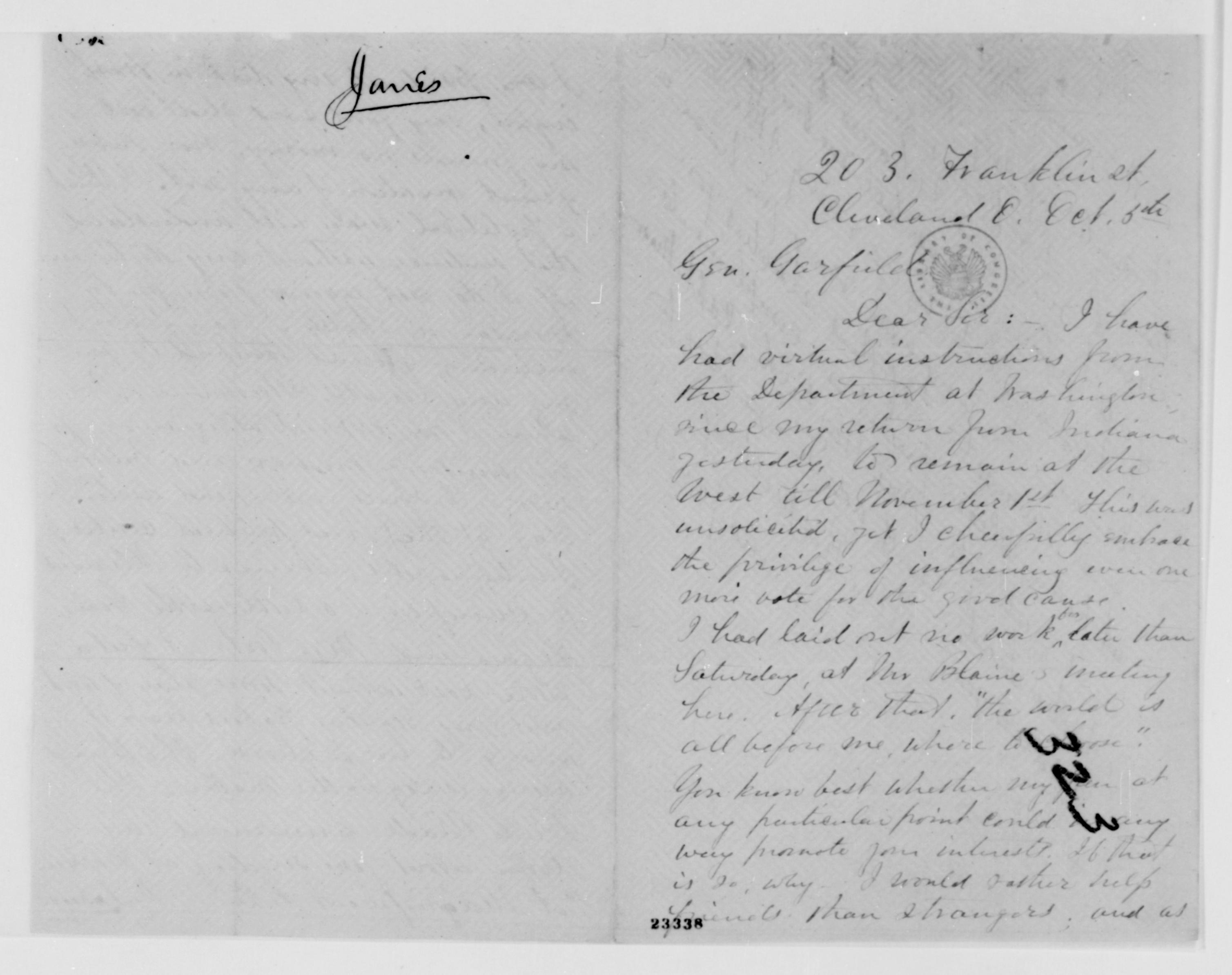 Scanned image of the current content page