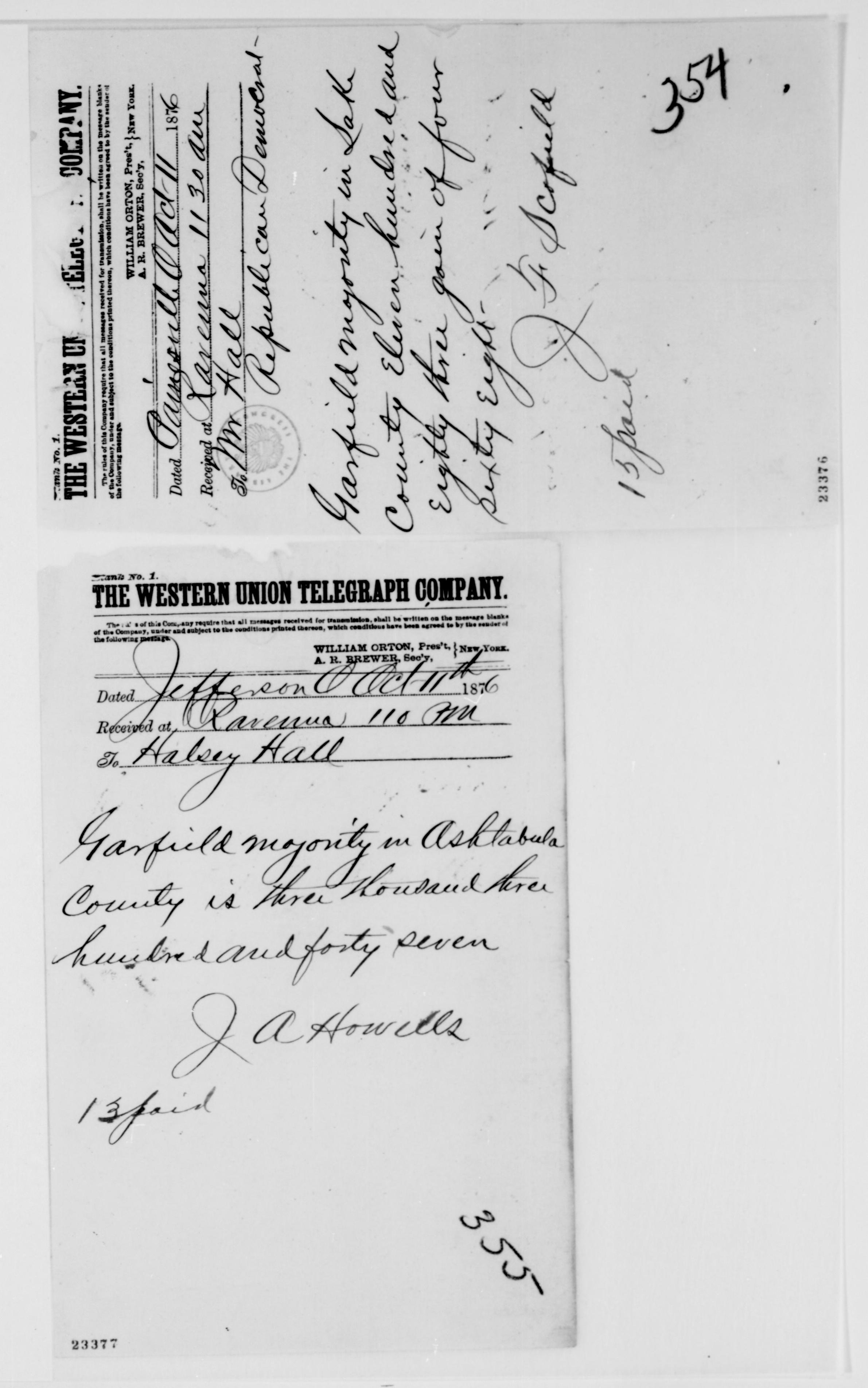 Scanned image of the current content page