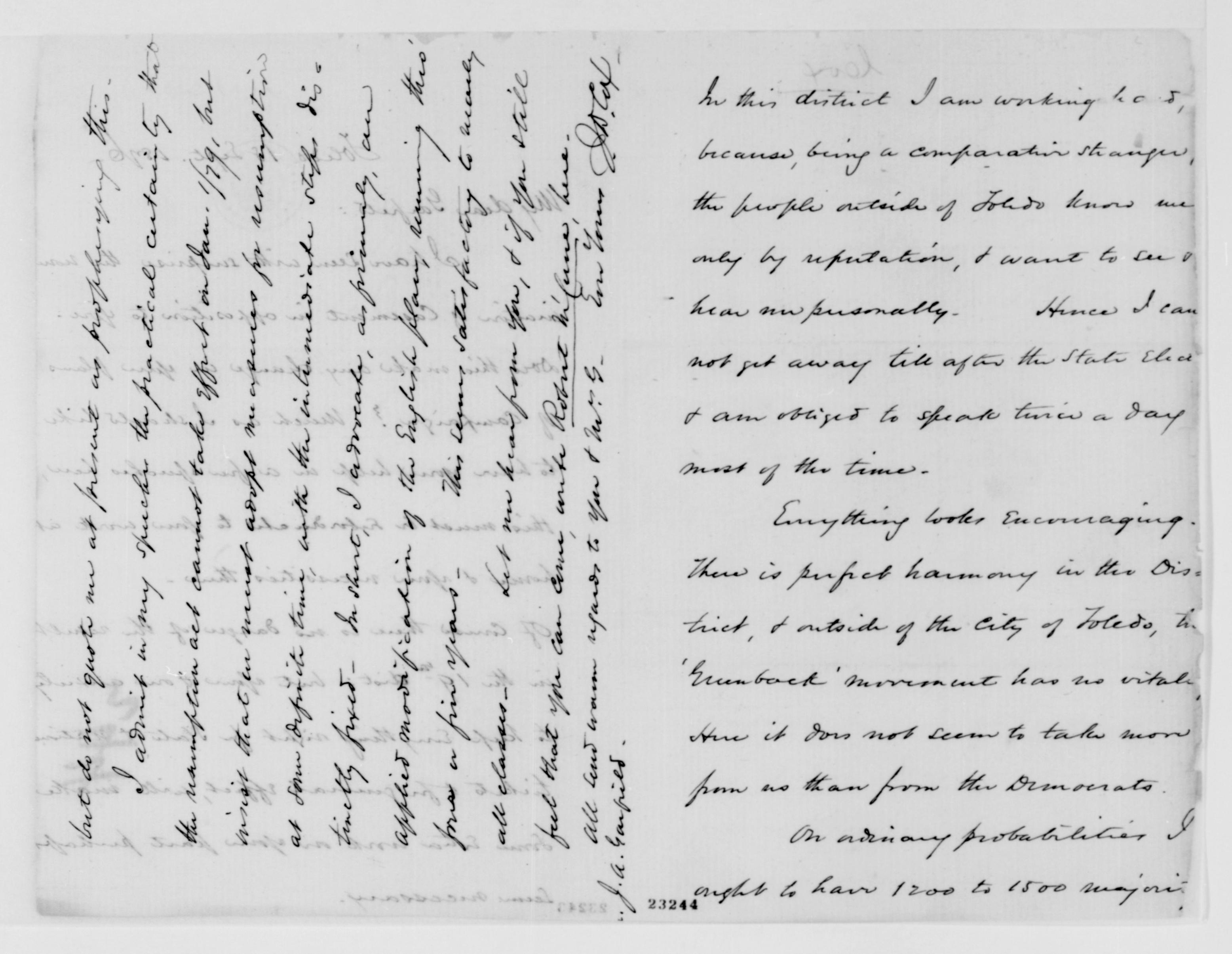 Scanned image of the current content page