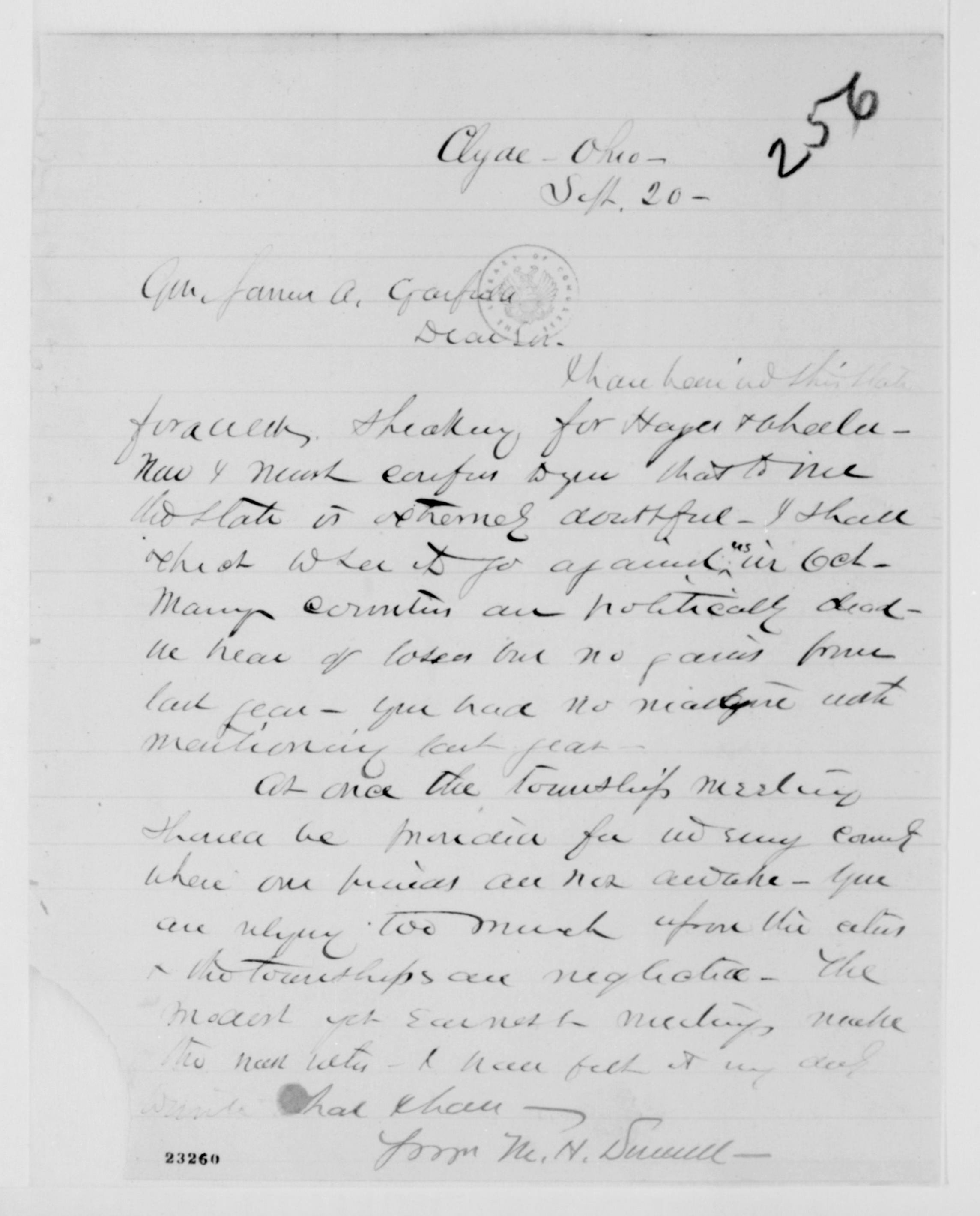 Scanned image of the current content page