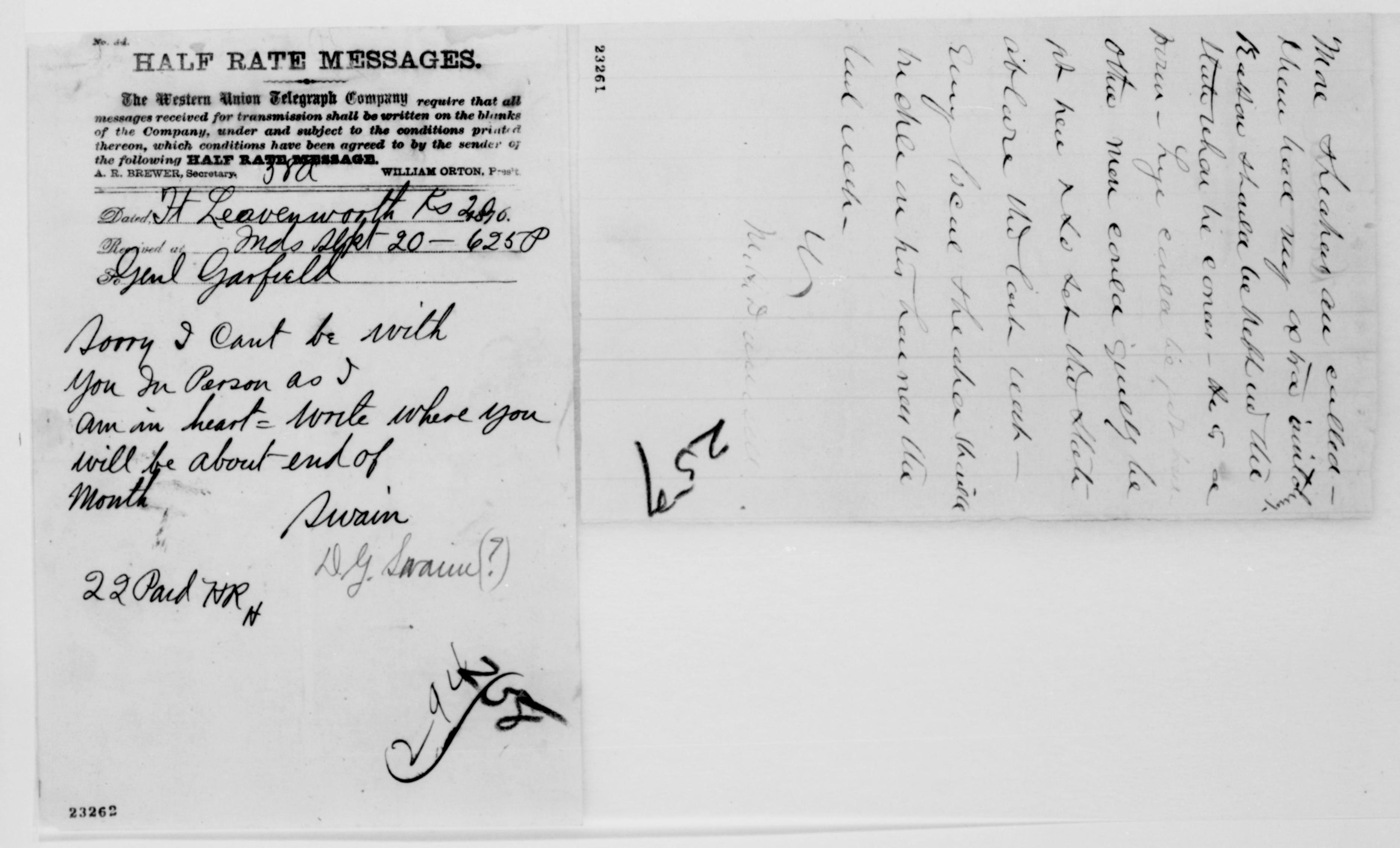 Scanned image of the current content page