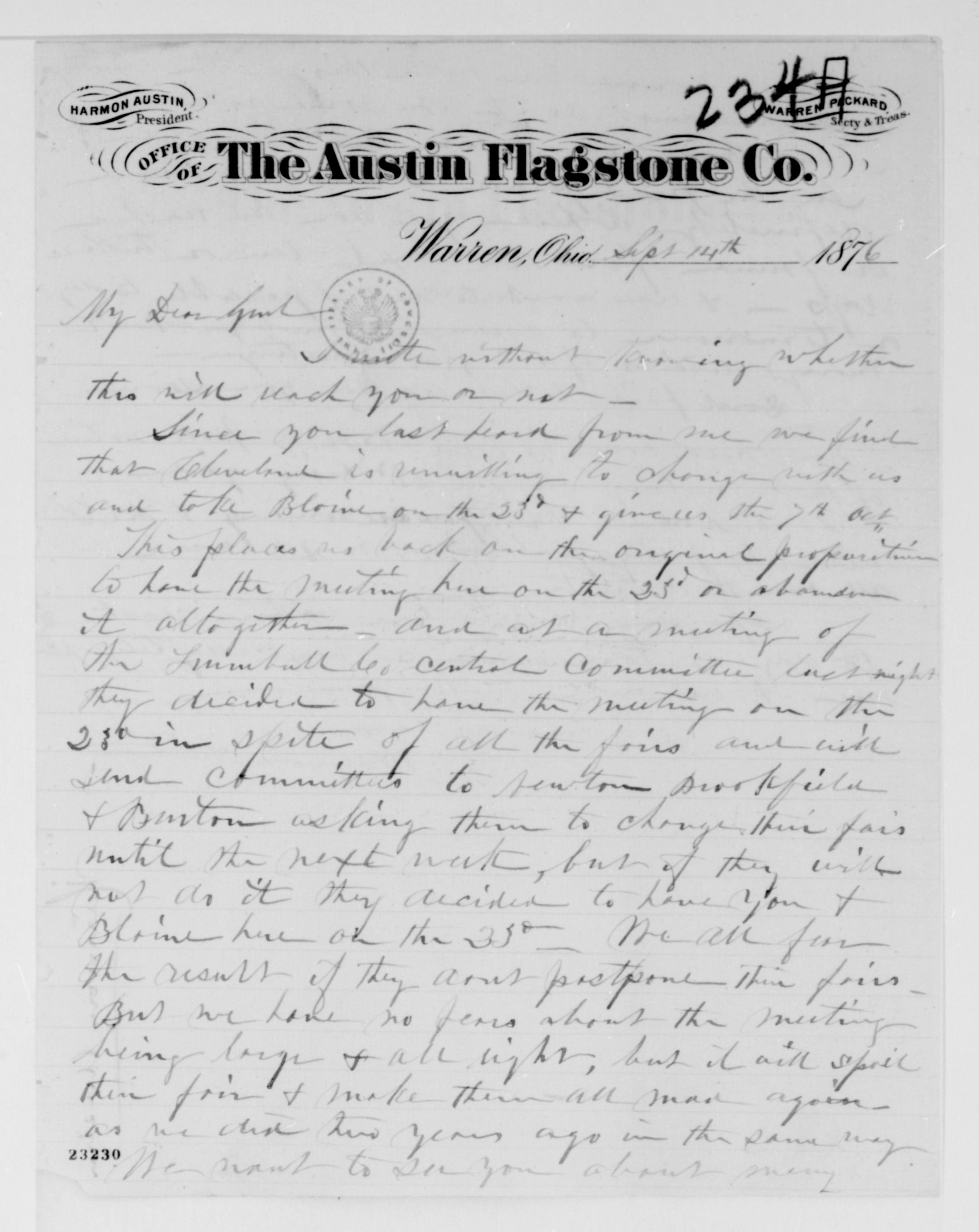 Scanned image of the current content page