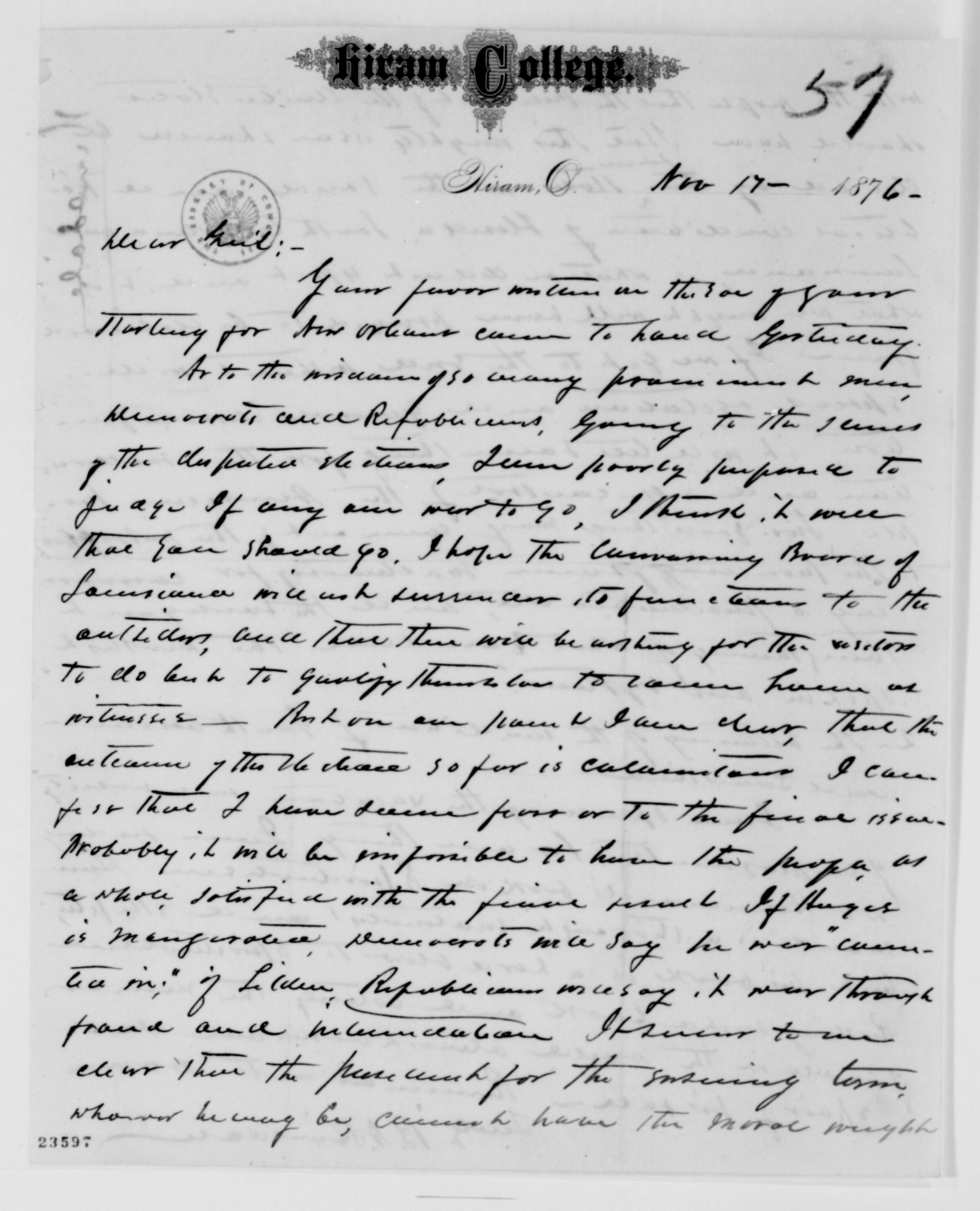 Scanned image of the current content page