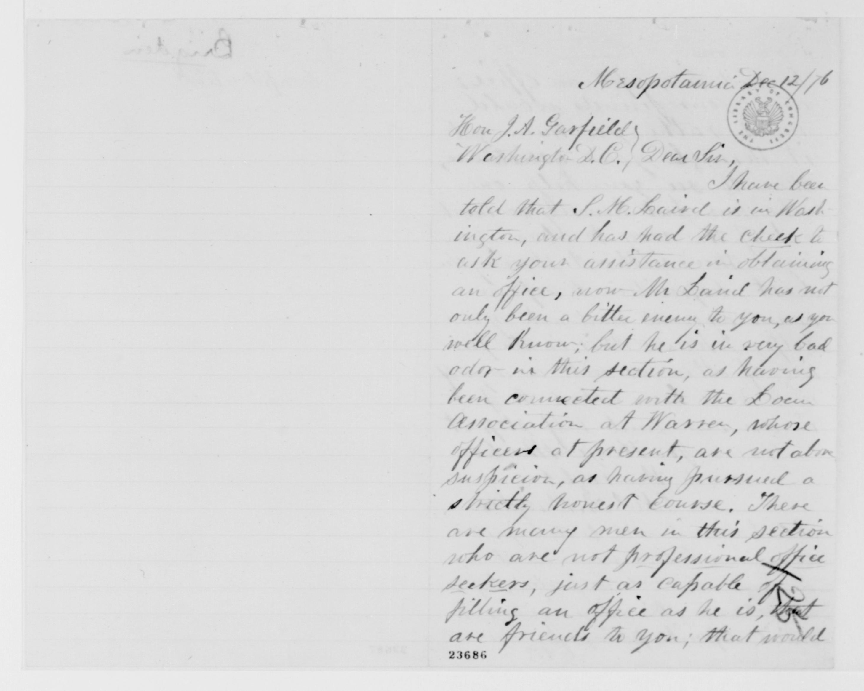 Scanned image of the current content page