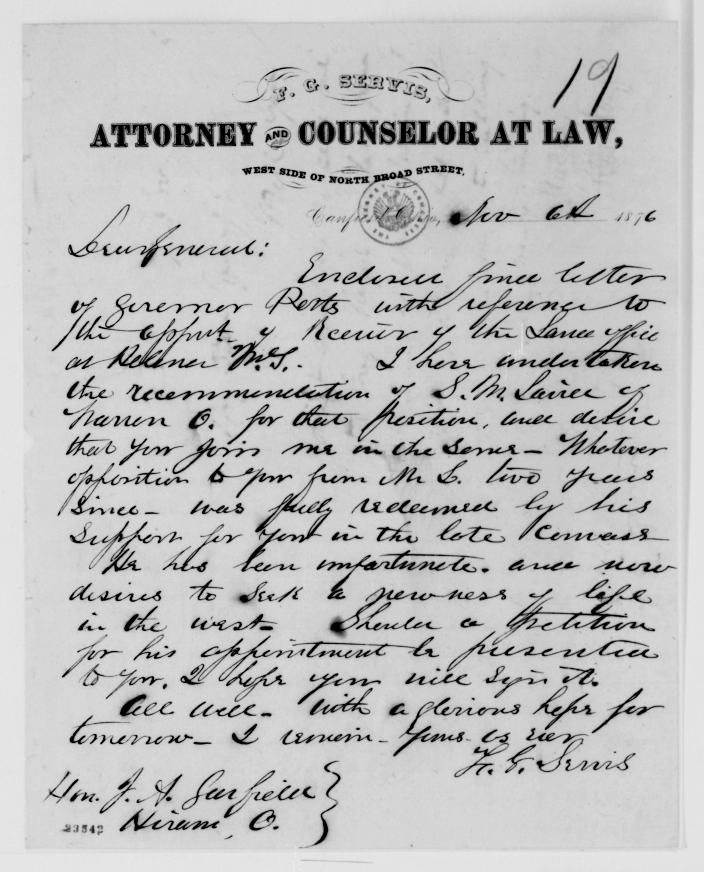 Scanned image of the current content page