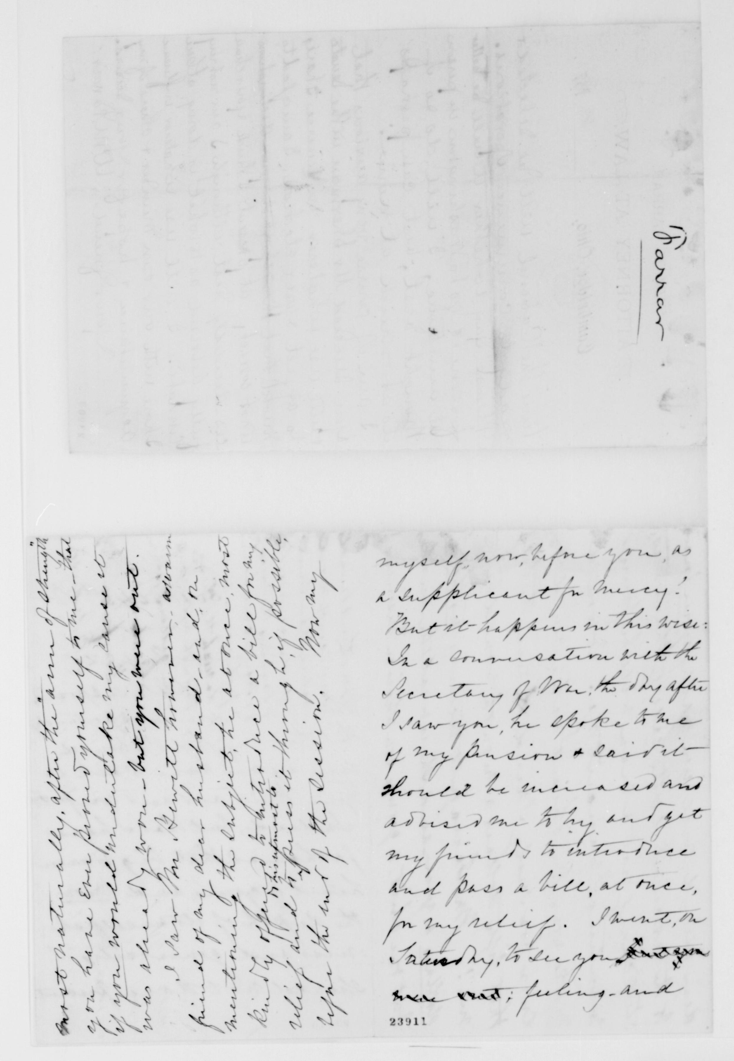 Scanned image of the current content page