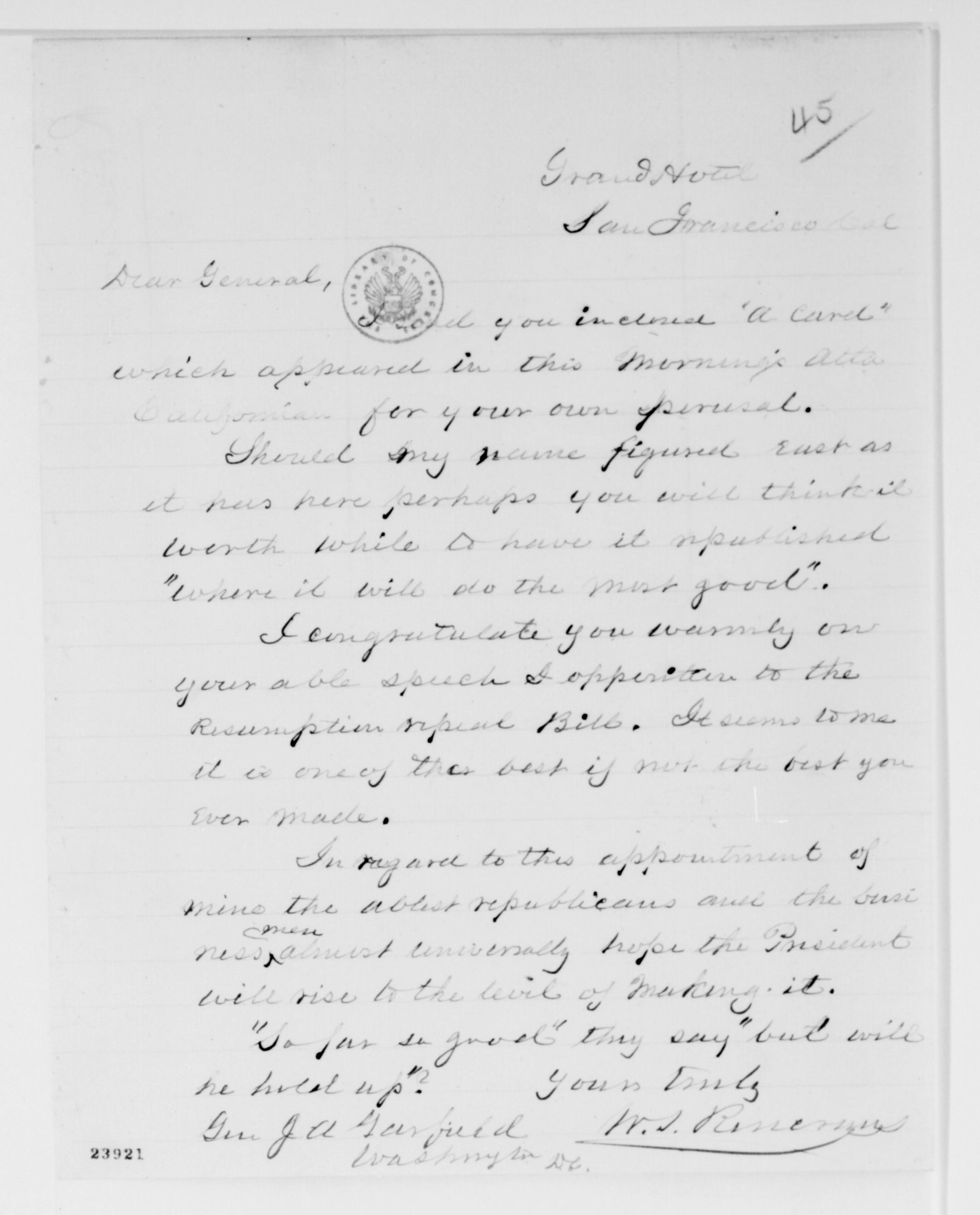 Scanned image of the current content page