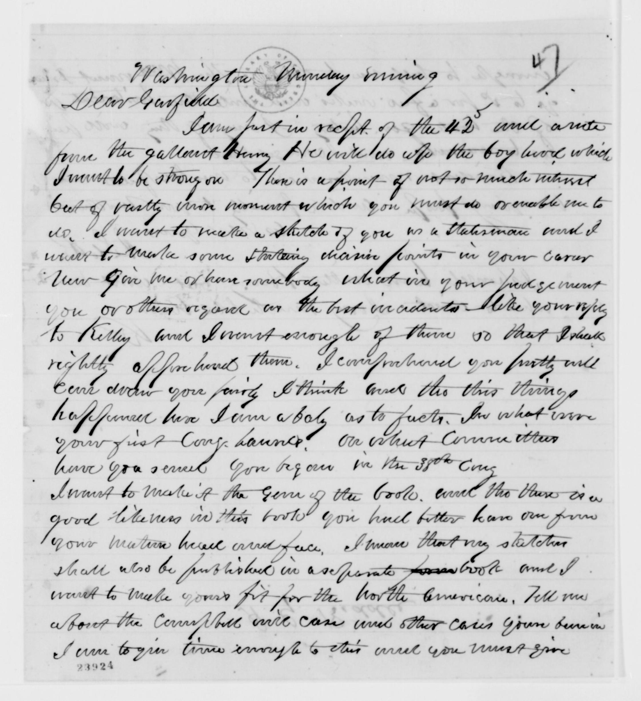 Scanned image of the current content page