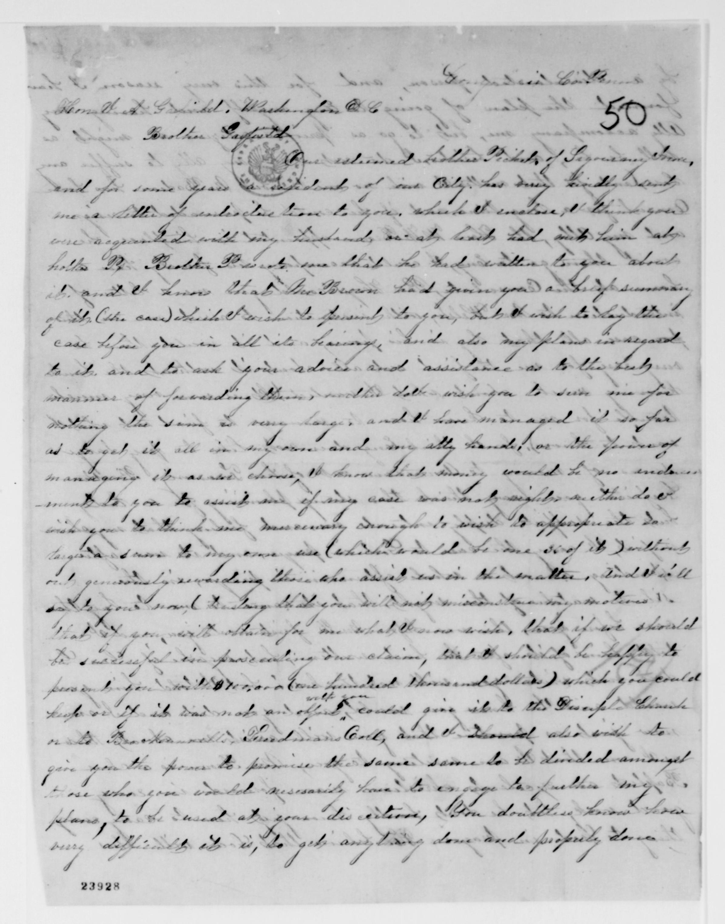 Scanned image of the current content page