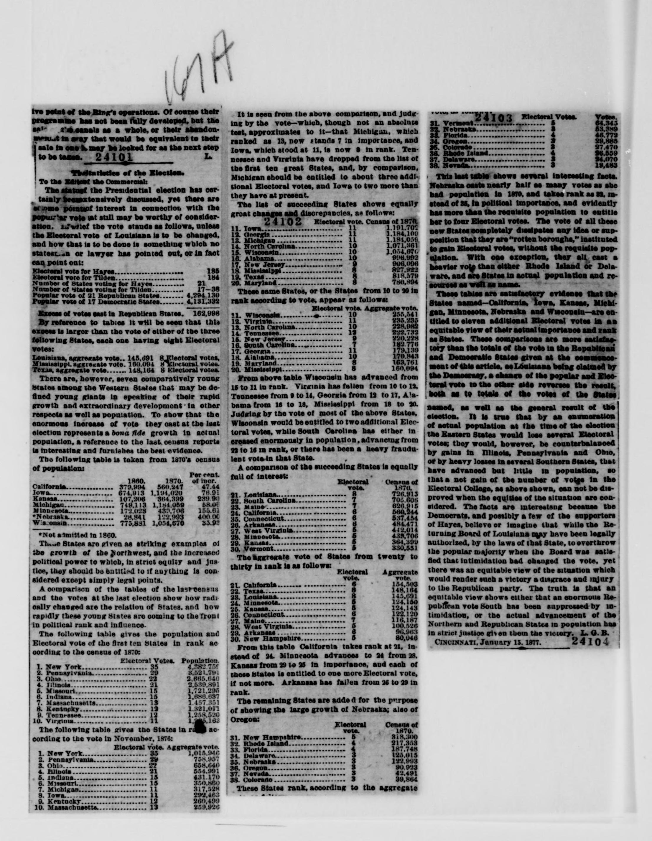 Scanned image of the current content page