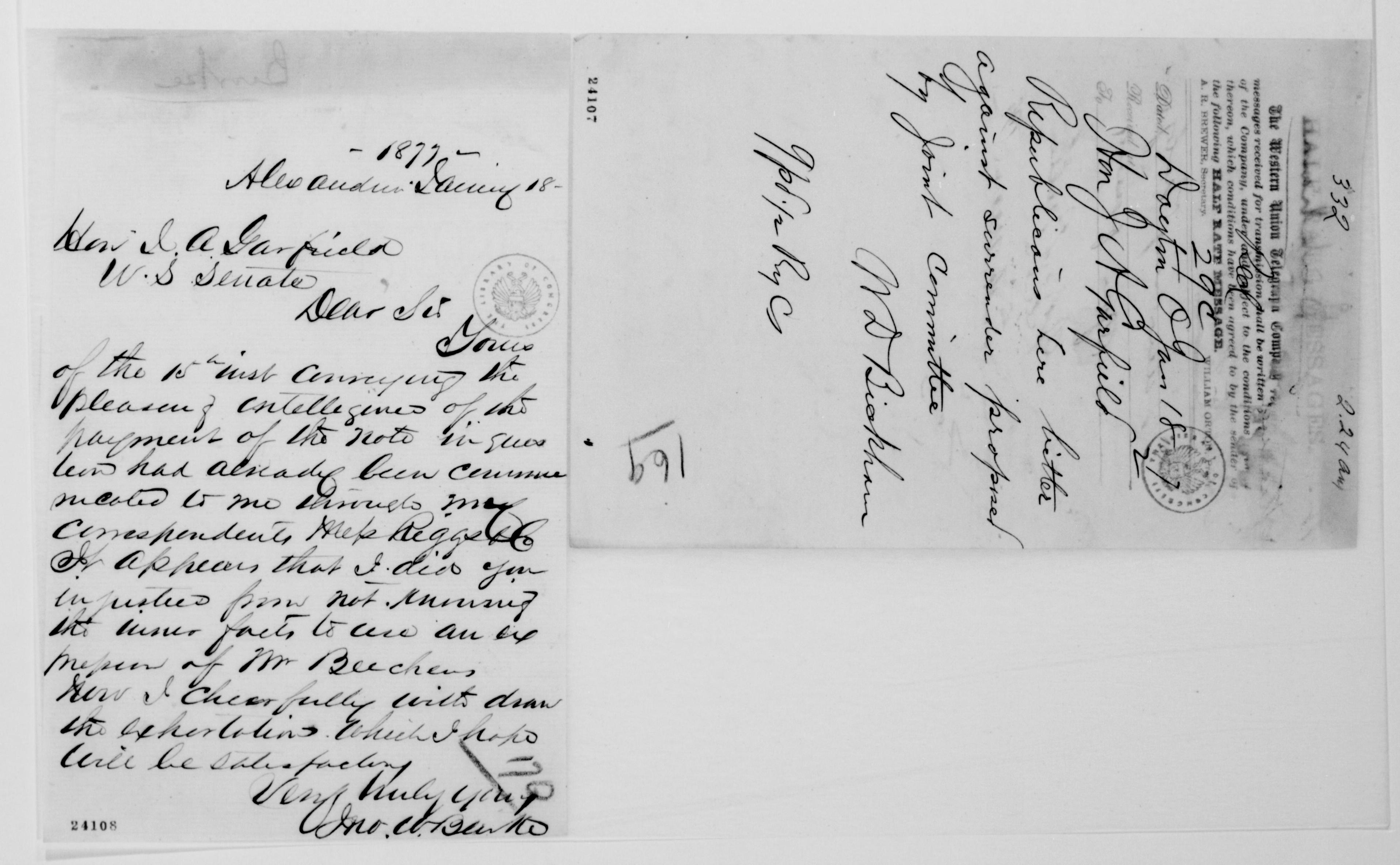 Scanned image of the current content page