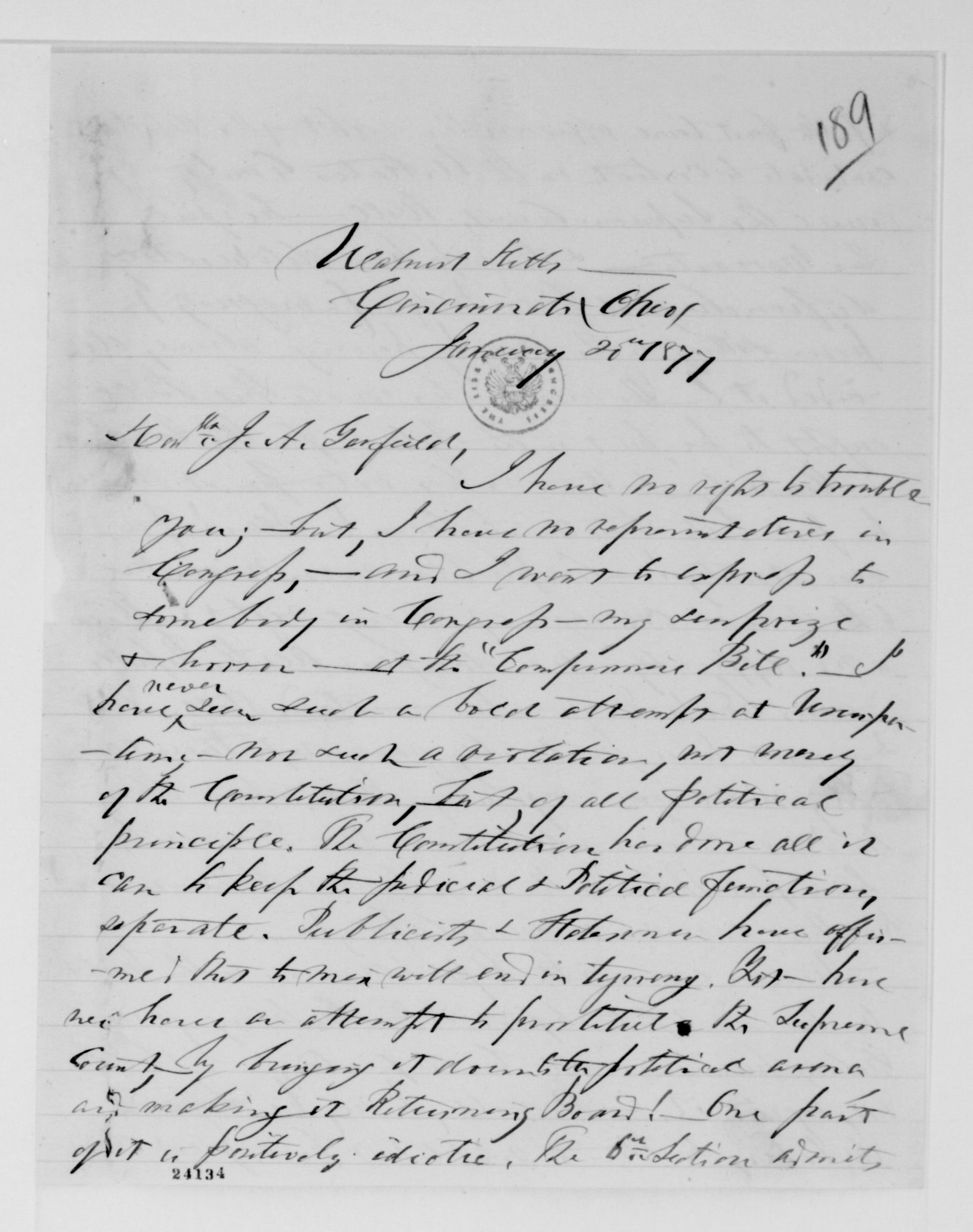 Scanned image of the current content page