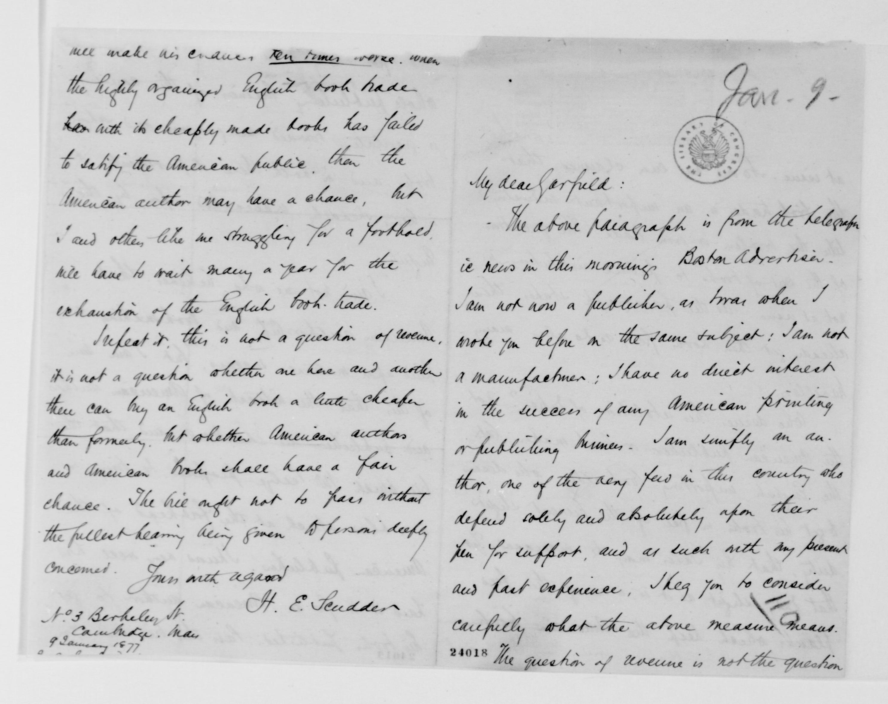 Scanned image of the current content page