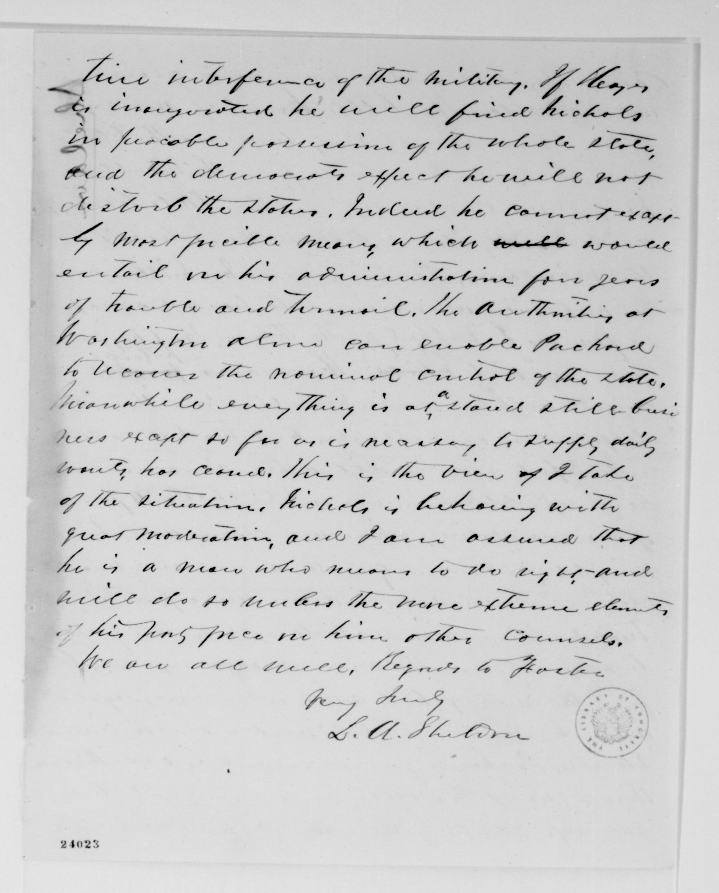 Scanned image of the current content page