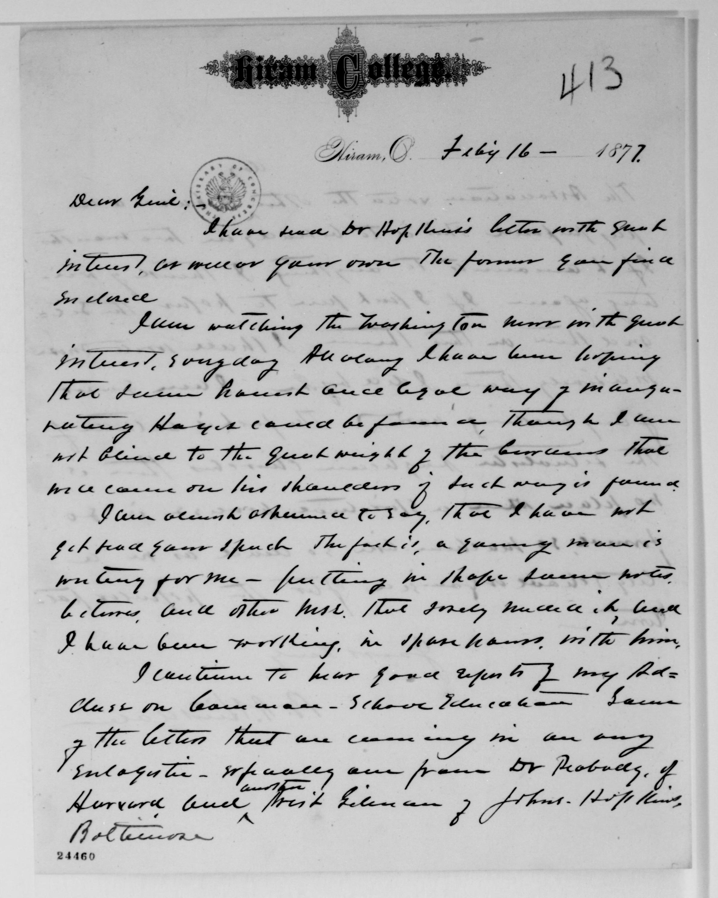 Scanned image of the current content page