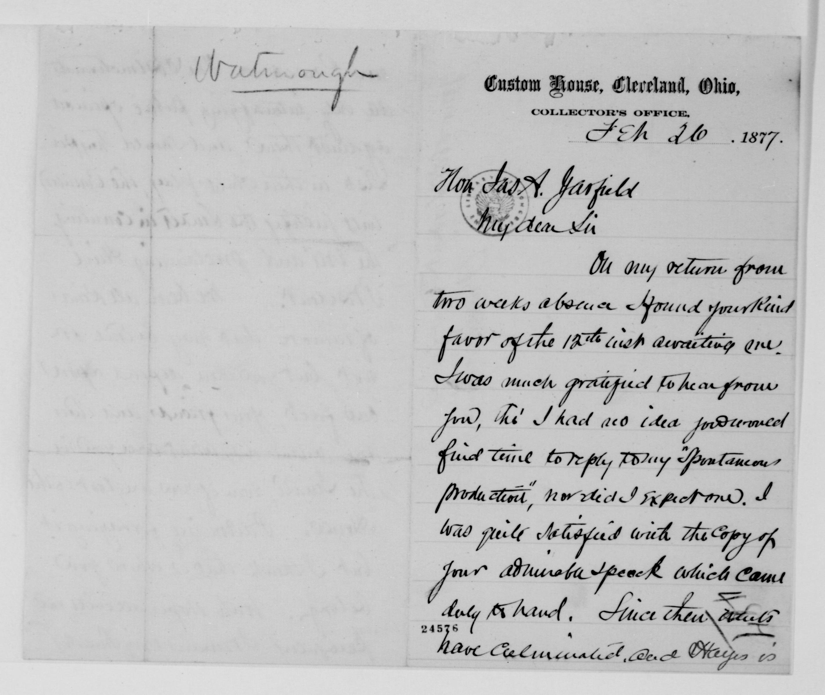 Scanned image of the current content page