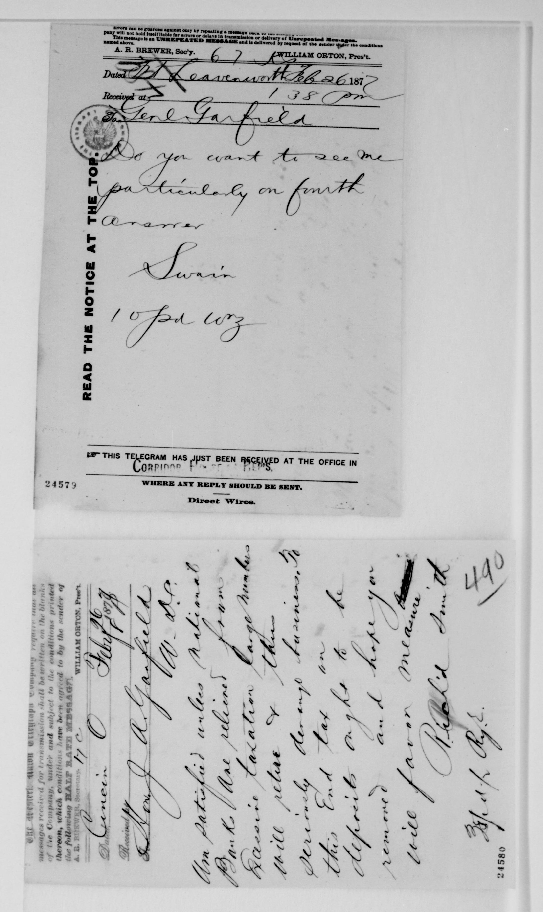 Scanned image of the current content page