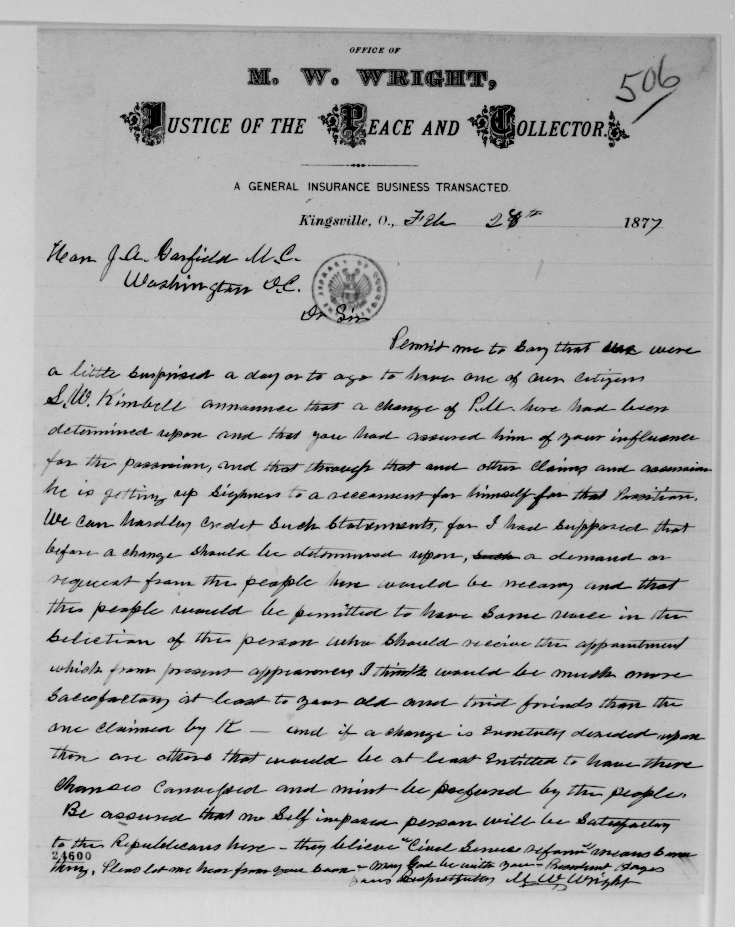 Scanned image of the current content page