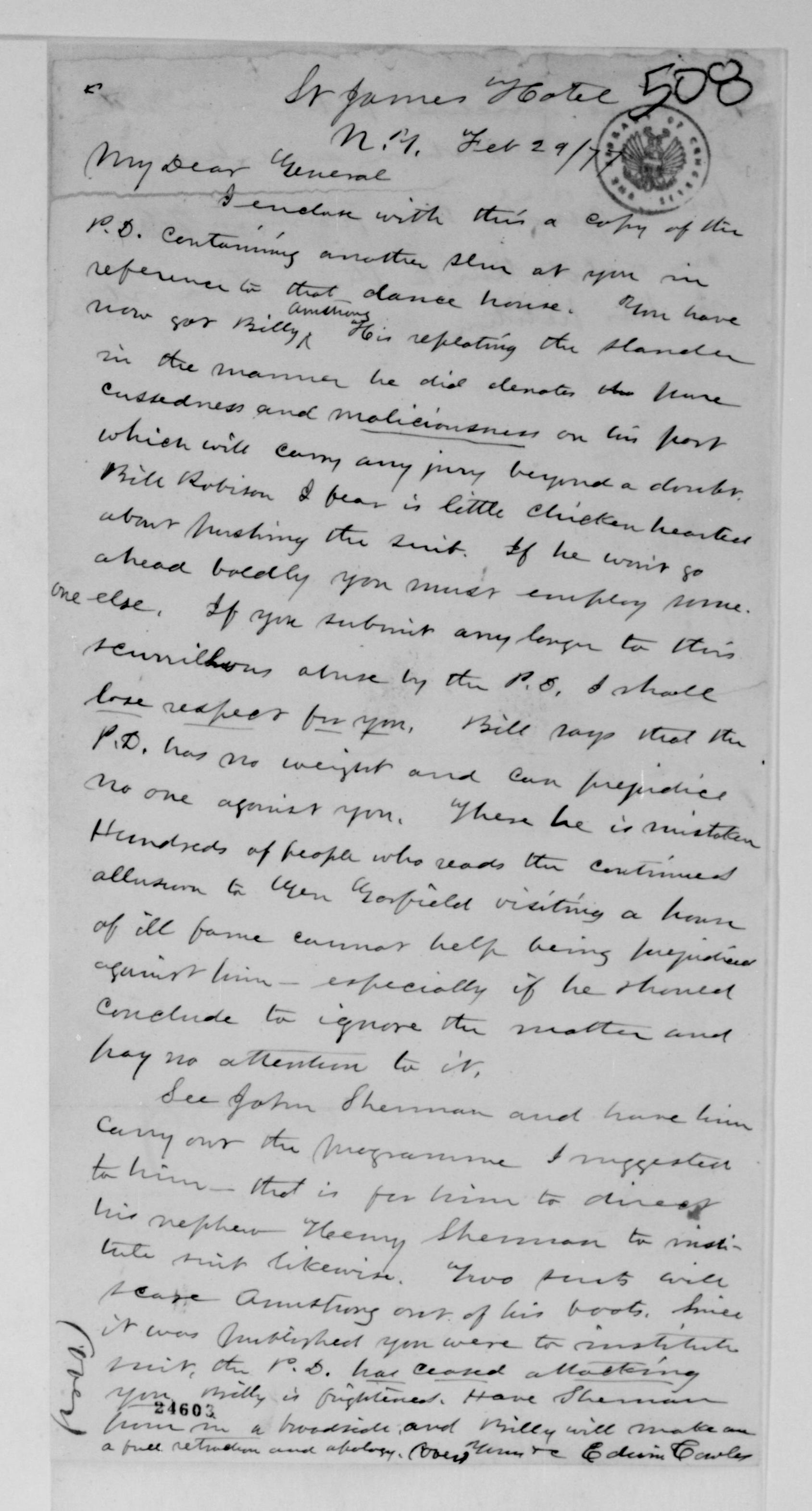 Scanned image of the current content page