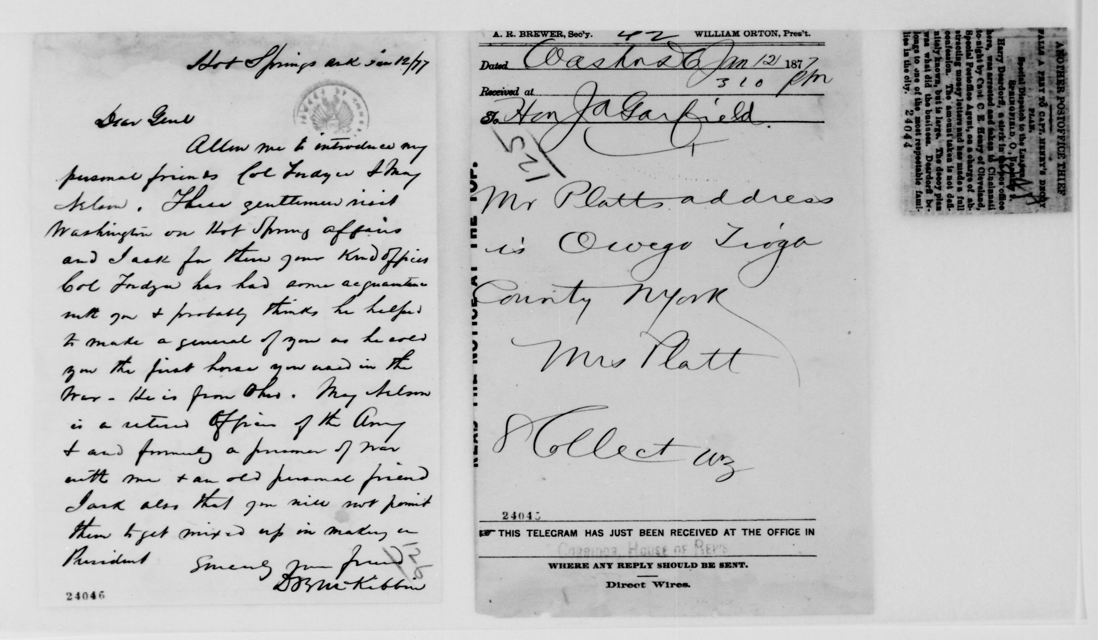 Scanned image of the current content page