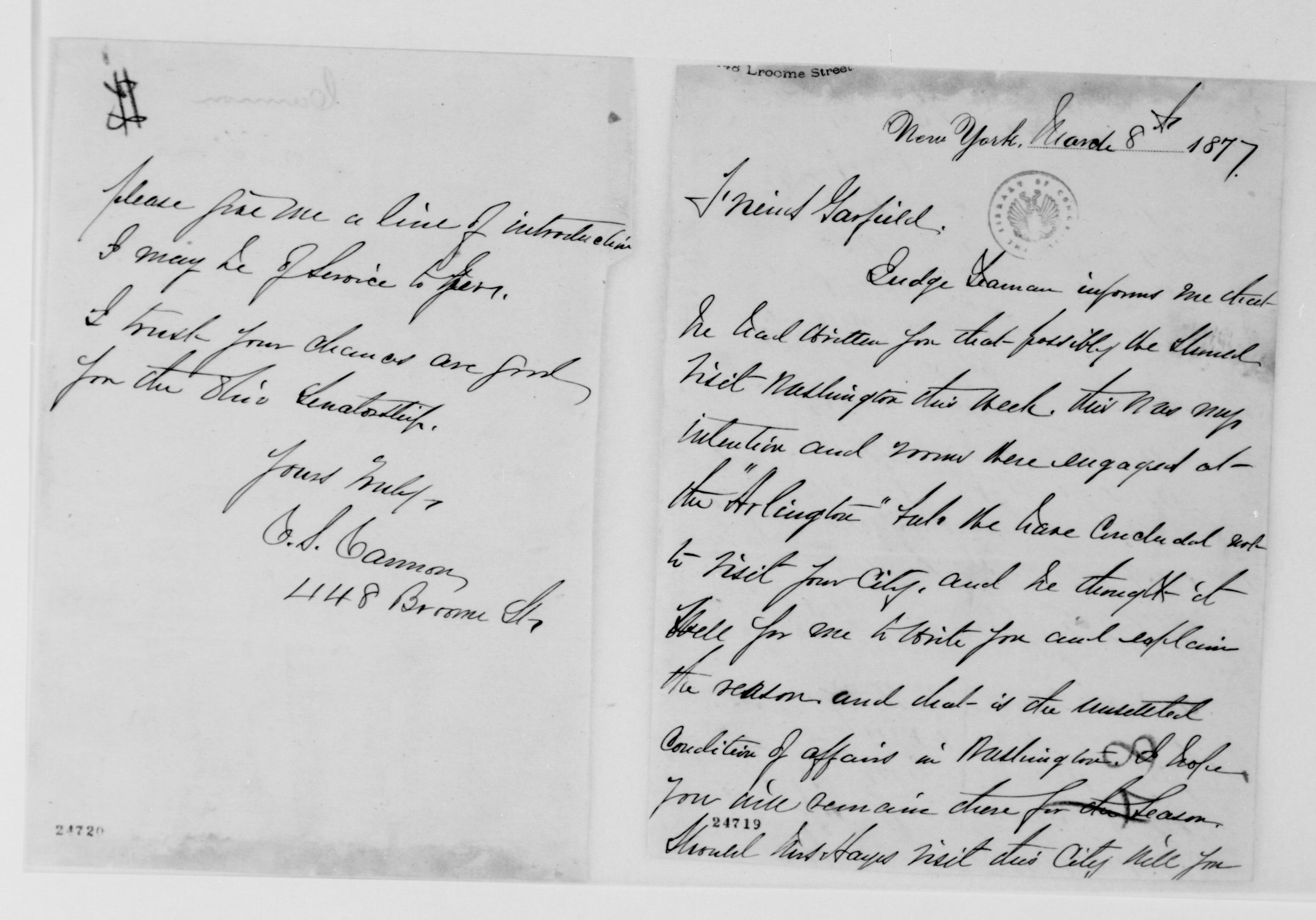 Scanned image of the current content page