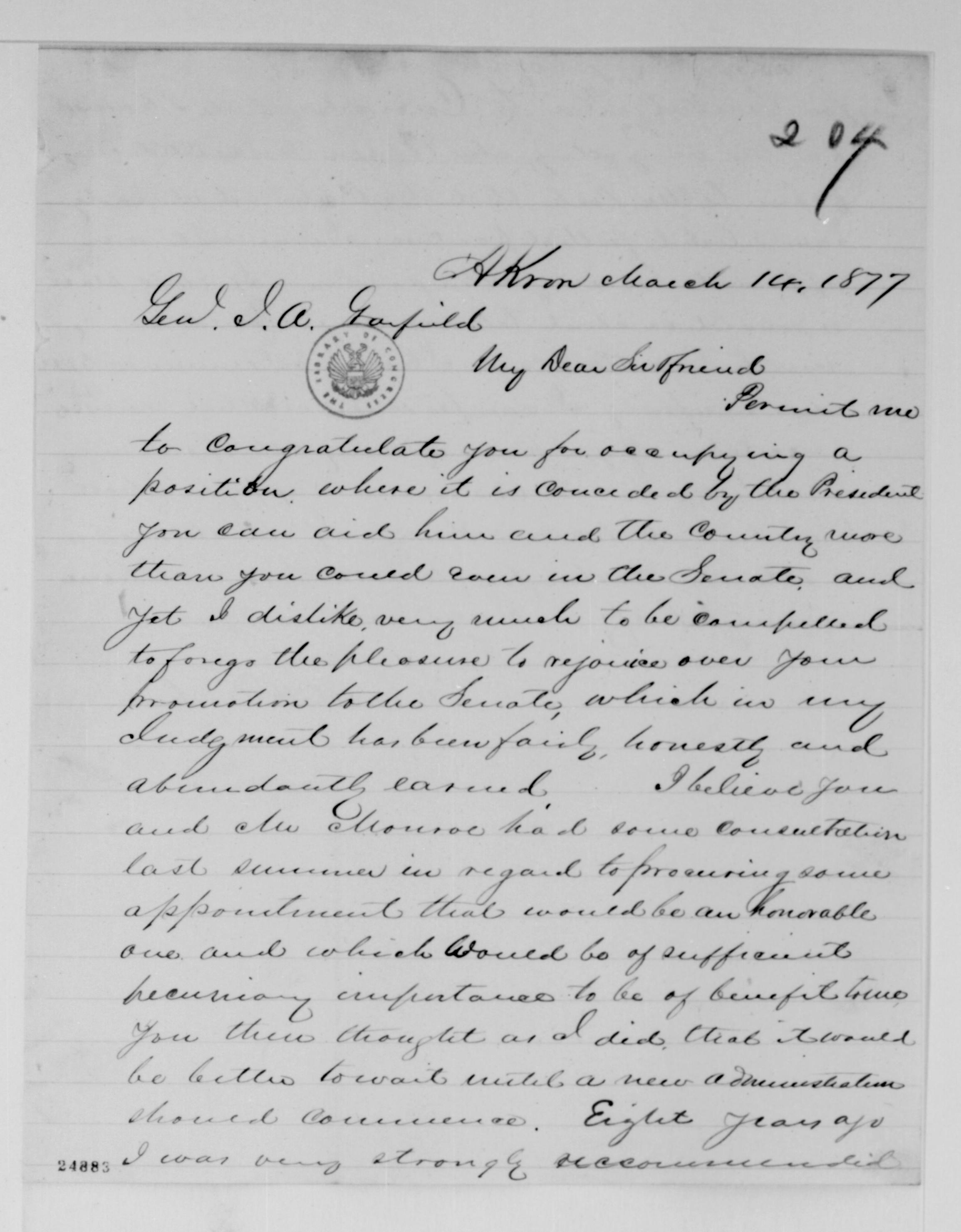 Scanned image of the current content page