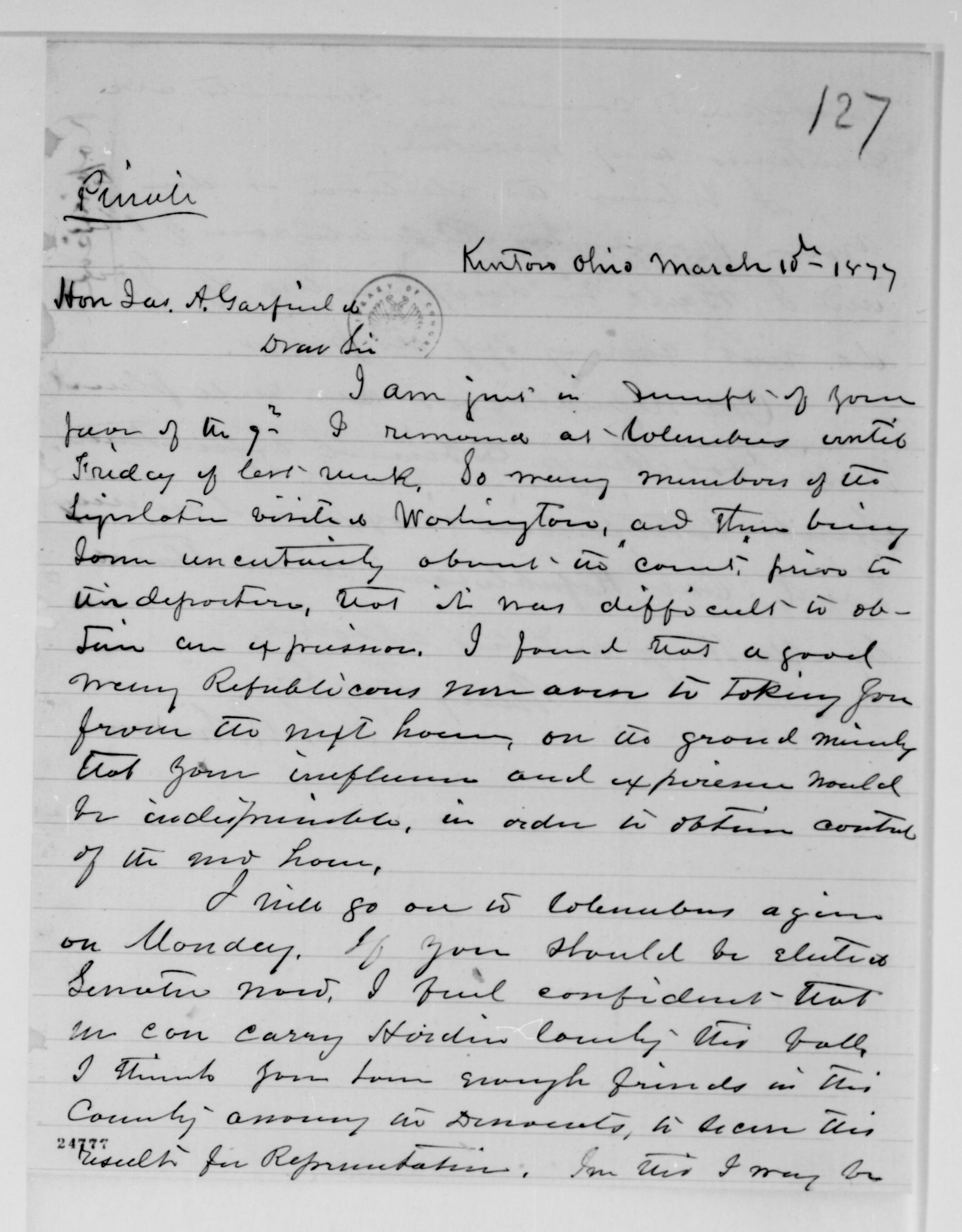 Scanned image of the current content page
