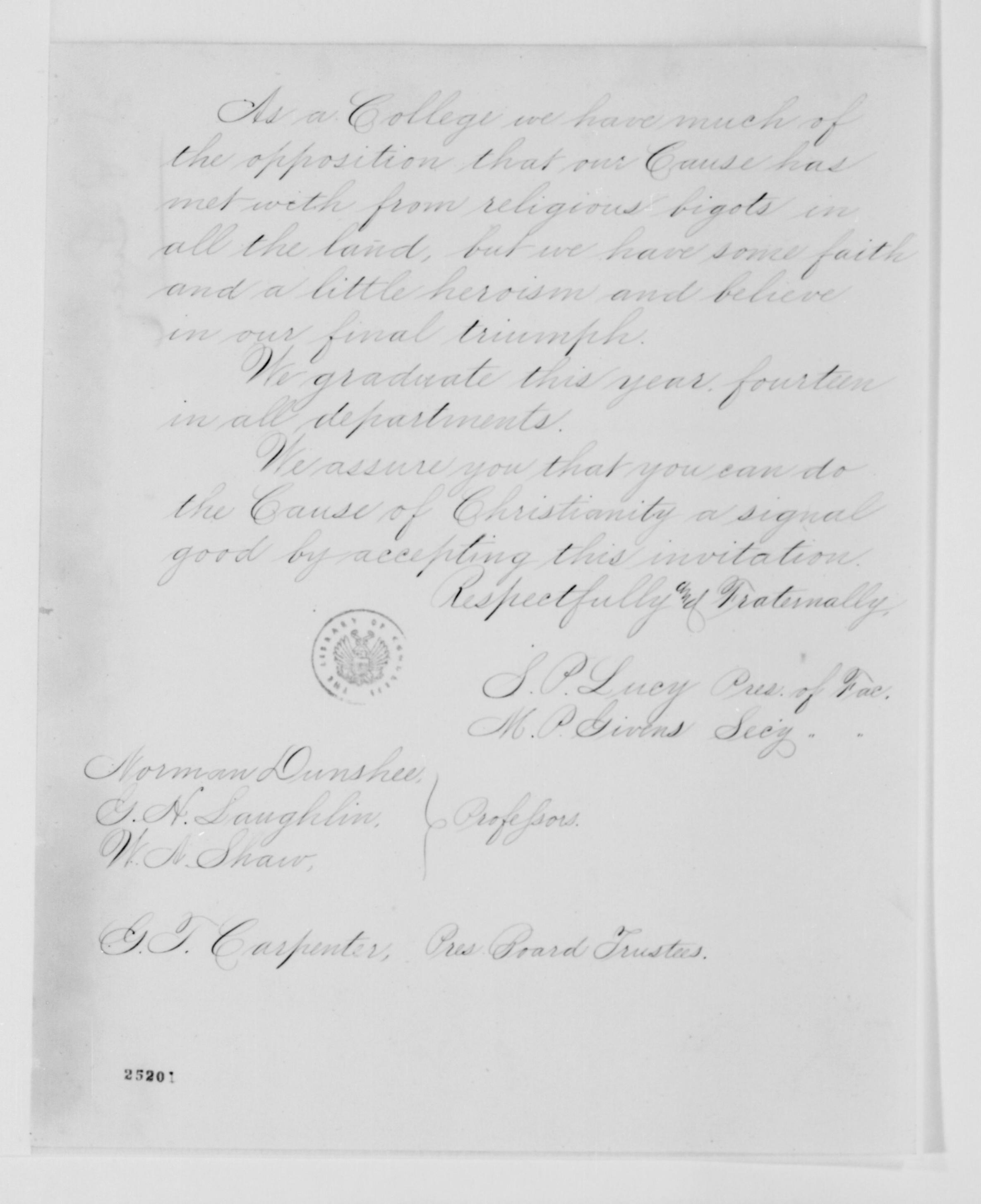 Scanned image of the current content page