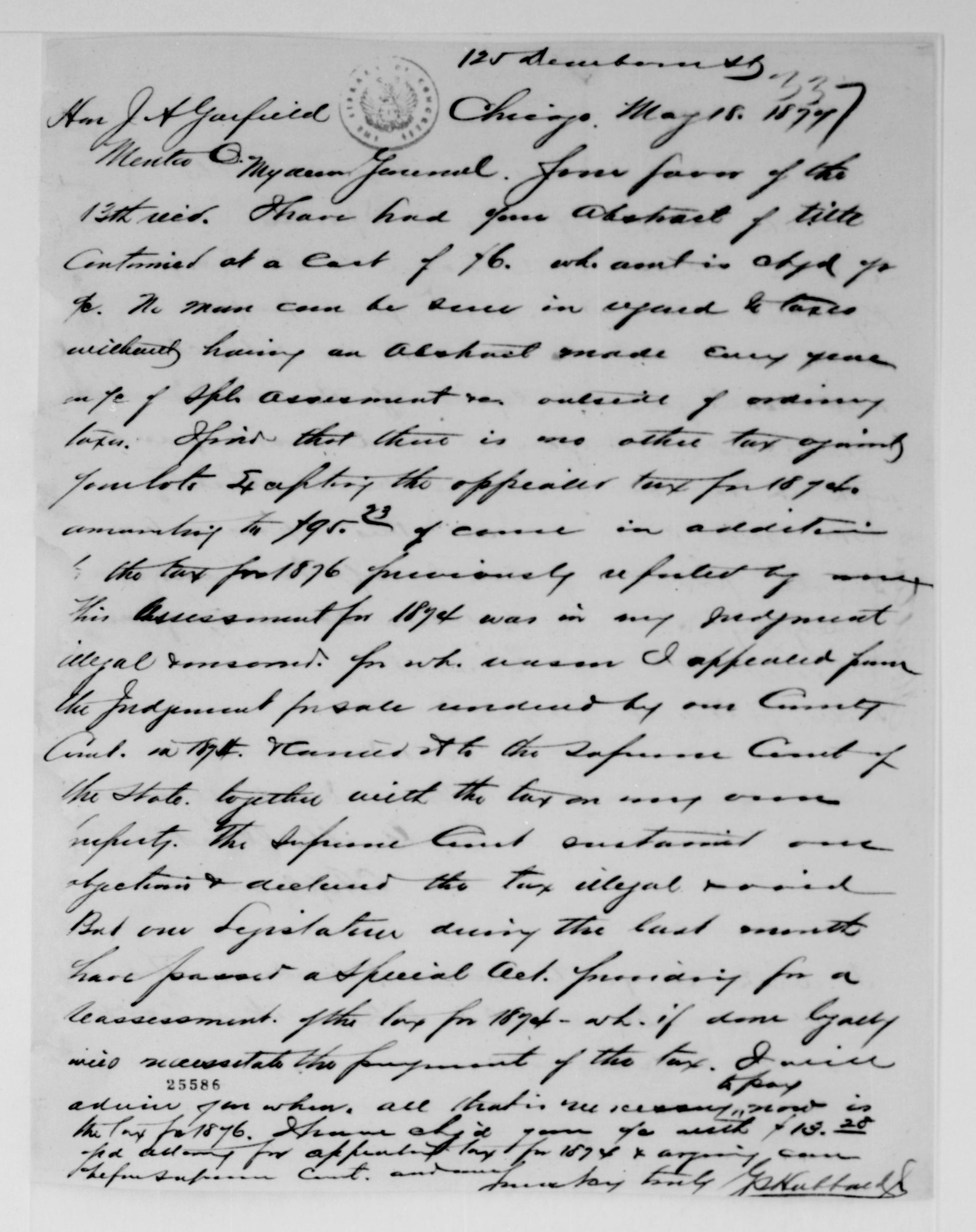 Scanned image of the current content page