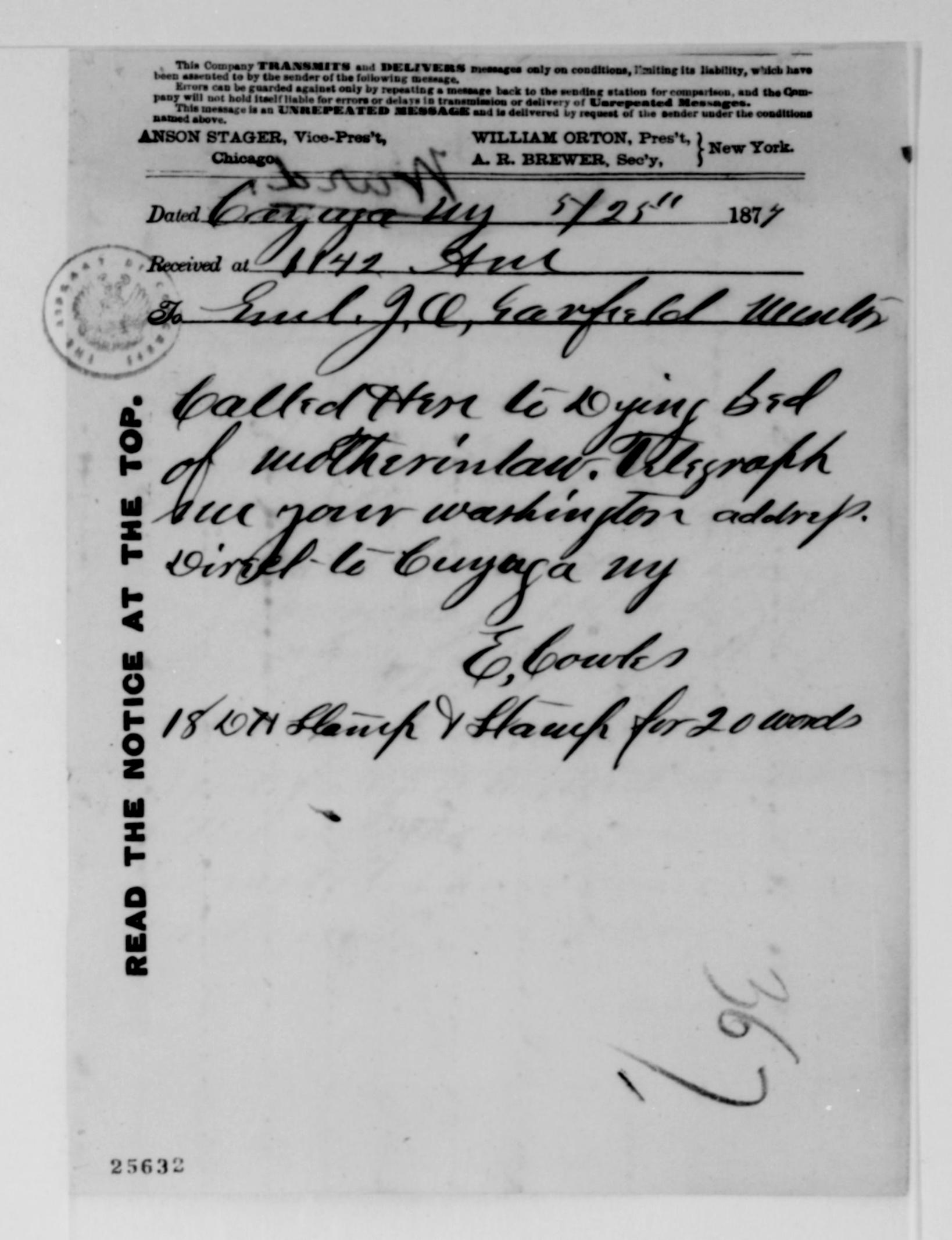 Scanned image of the current content page