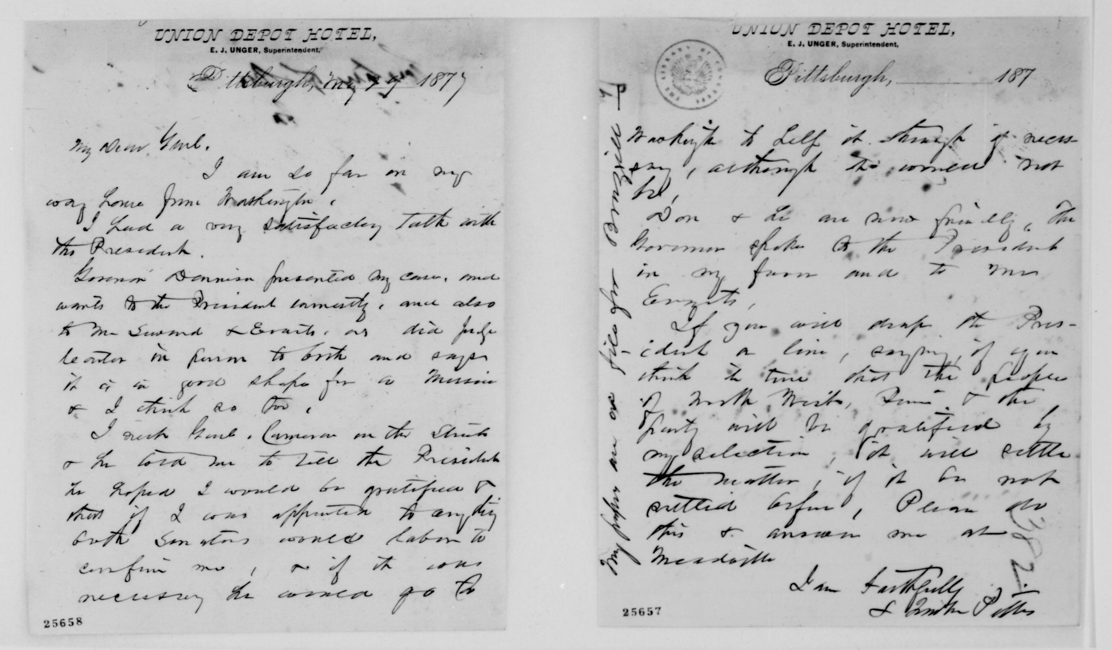 Scanned image of the current content page